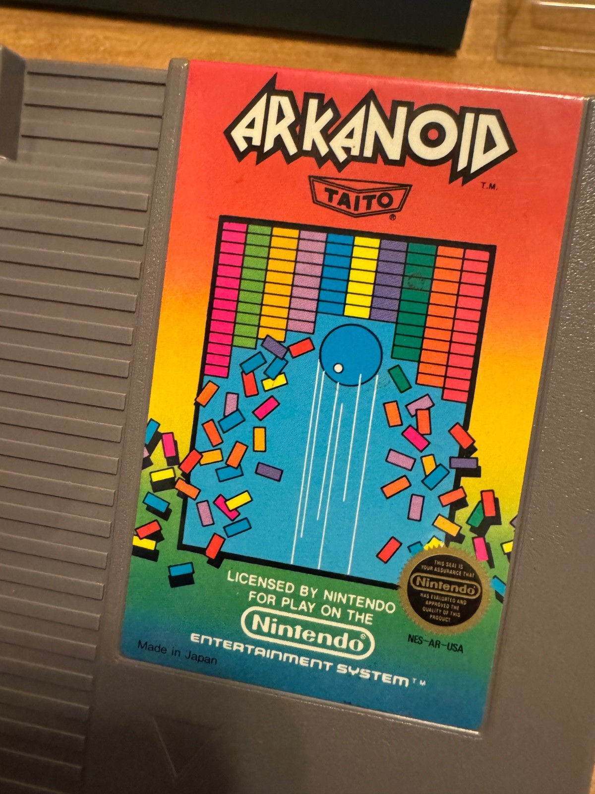 Arkanoid (Nintendo NES) CIB complete controller bundle video game BOX SET Taito