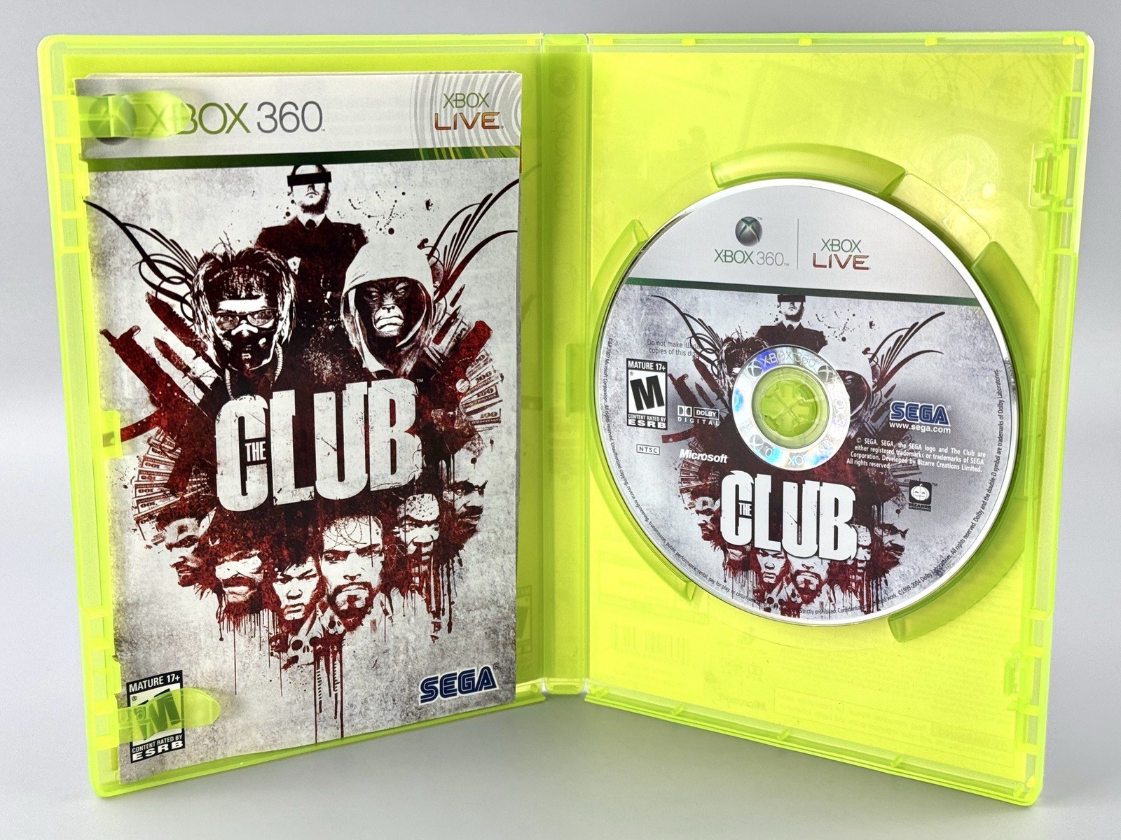The Club (Microsoft Xbox 360, 2008) CIB Complete – Acceptable, Tested – SEGA