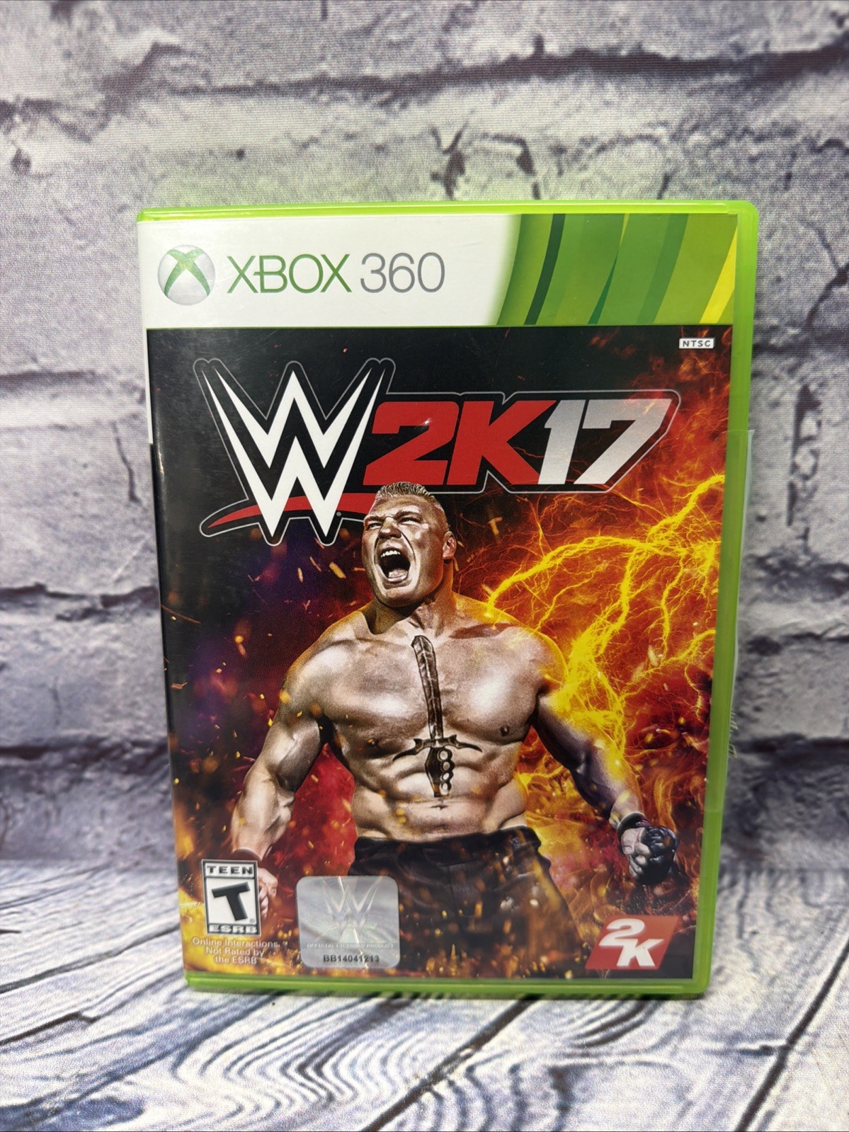 WWE 2K17 (Microsoft Xbox 360, 2016) CIB Complete in Box w/ Manual
