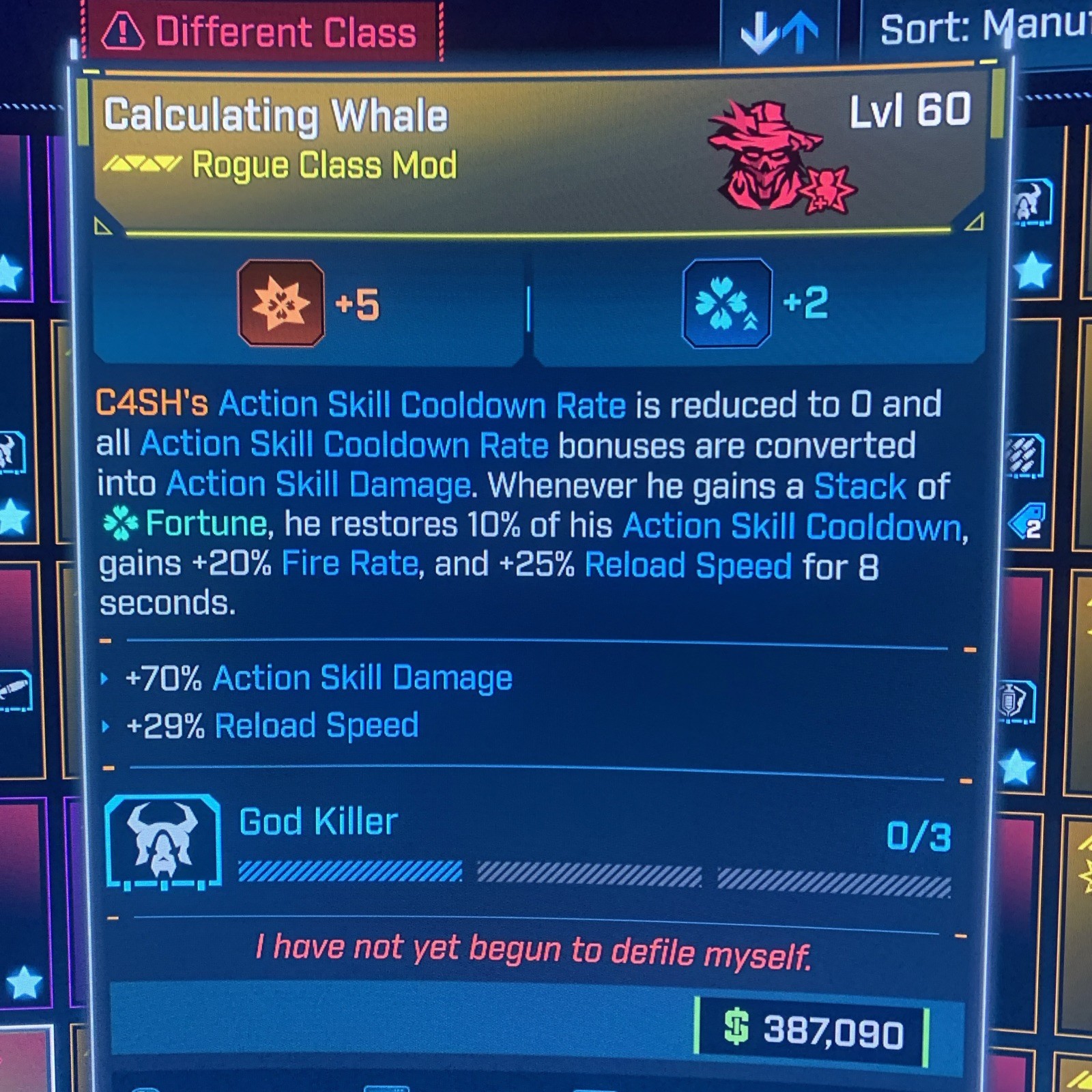 Borderlands 4⭐️LEVEL 60 CLASS MODS CUSTOM ORDER YOU CHOOSE ROLL⭐️All PLATFORMS