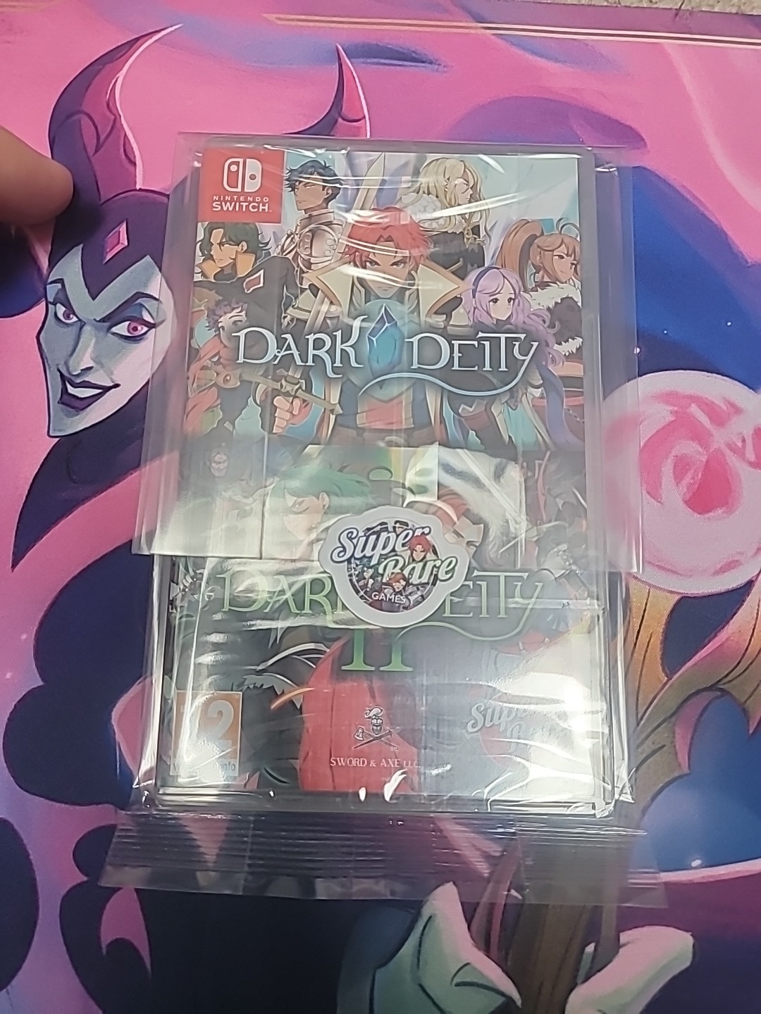Dark Deity +Dark Deity 2 (Nintendo Switch) – SRG #147 RARE & Sold Out! HoloCard!