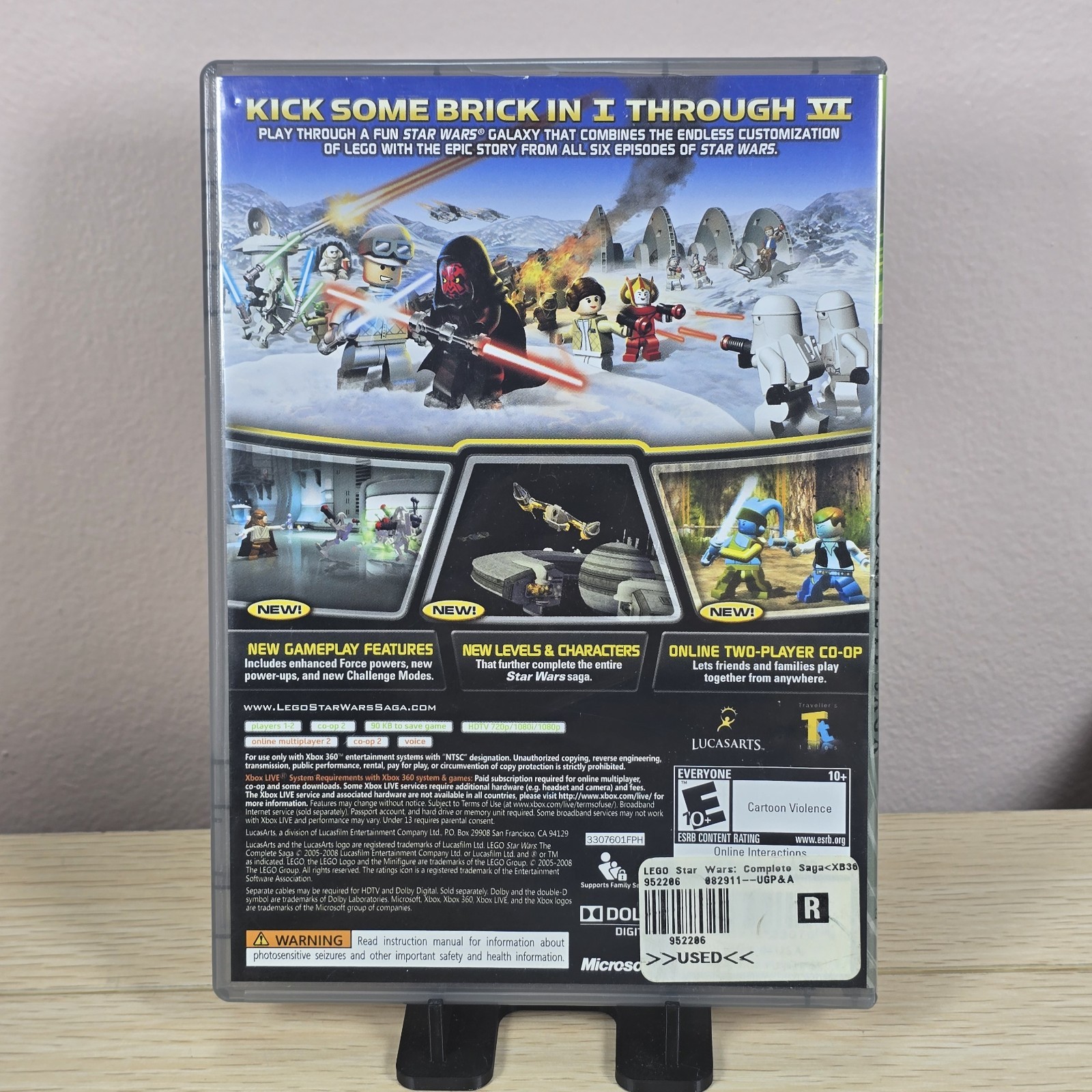 LEGO Star Wars: The Complete Saga Platinum Family Hits Xbox 360 CIB Tested Works