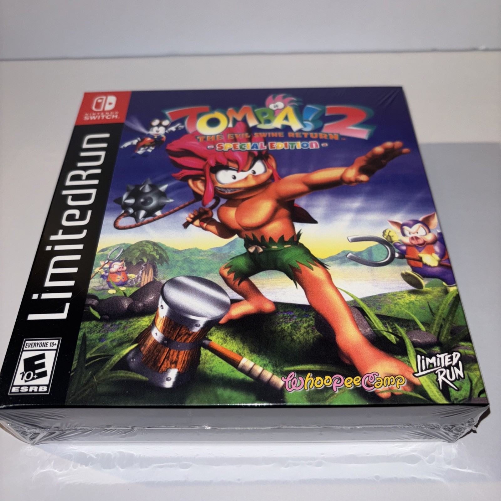 TOMBA 2 CLASSIC COLLECTORS EDITION LIMITED RUN GAME THE EVIL SWINE RETURNS ESRB!