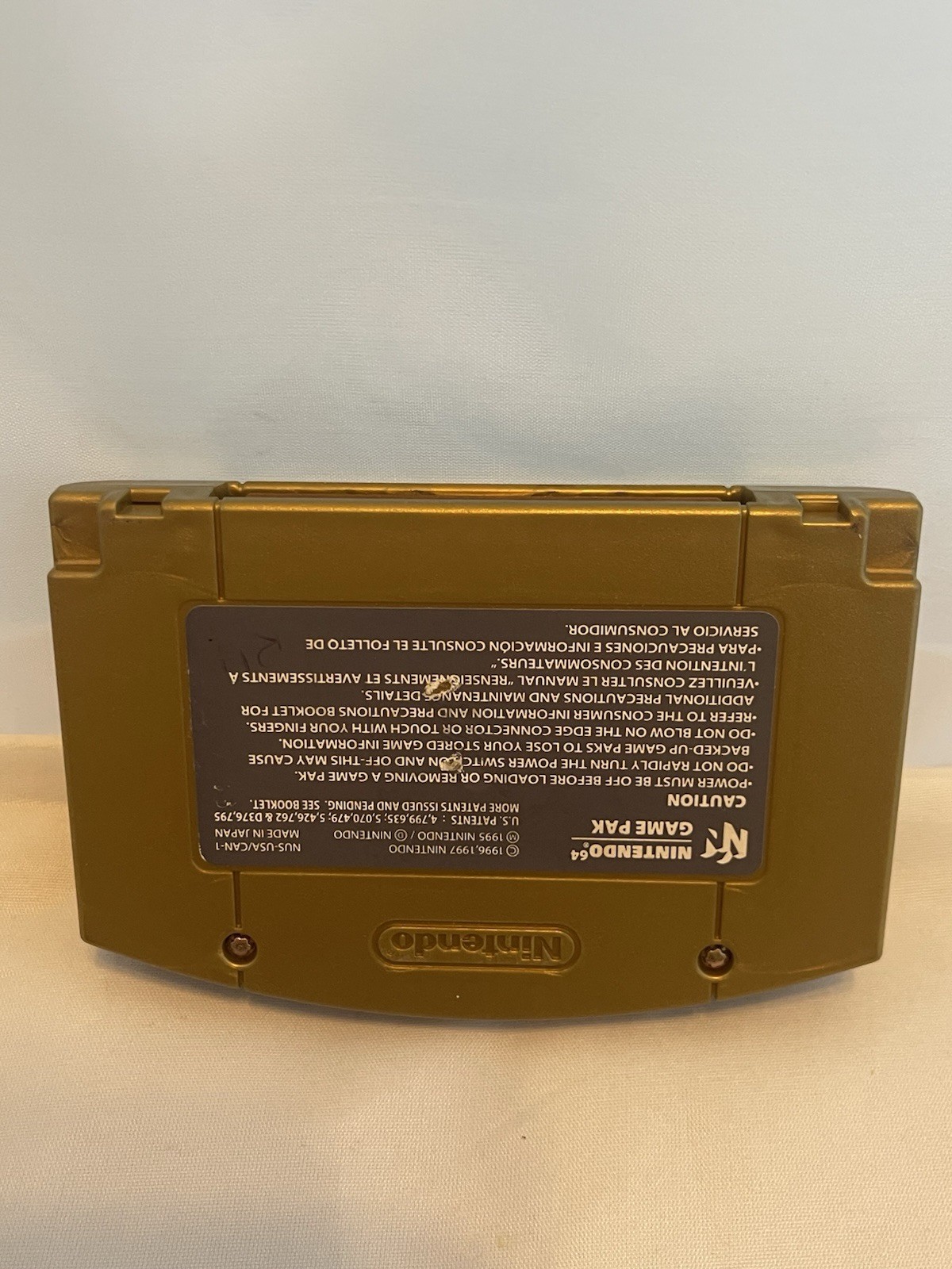 The Legend of Zelda: Majora’s Mask GOLD Holographic Collector’s Edition (N64)
