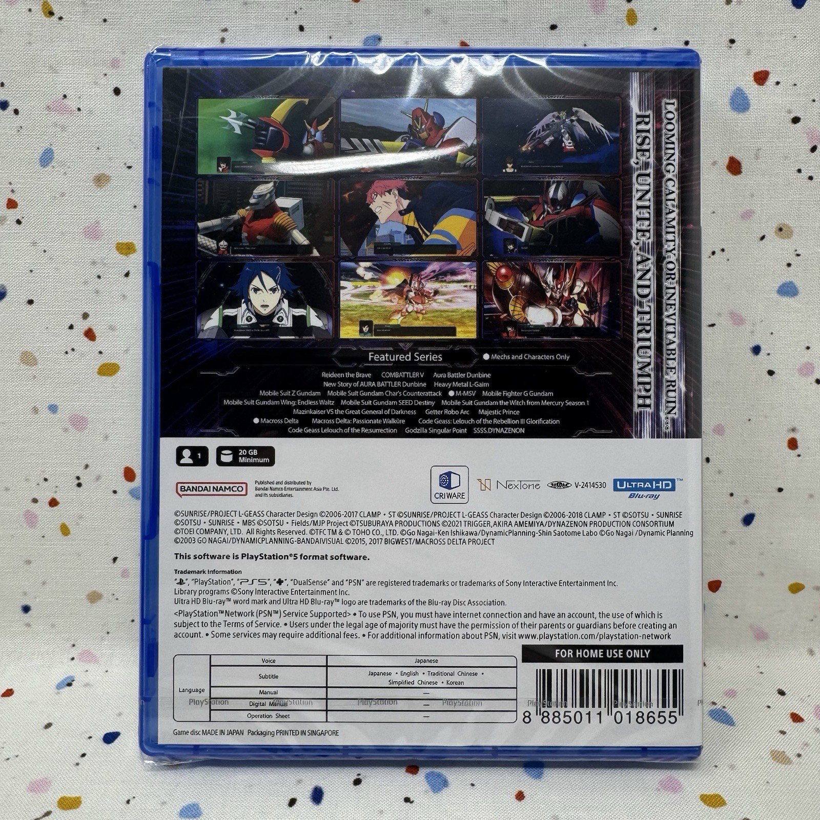 SUPER ROBOT WARS Y New PS5 Game PlayStation 5 ASIAN Release, Ships from USA