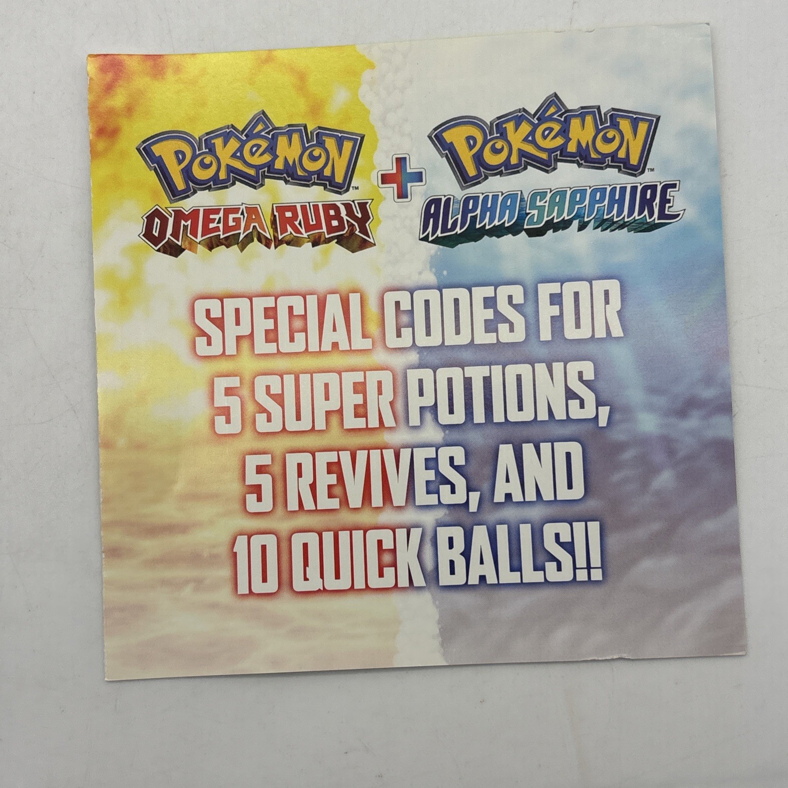 Pokemon Omega Ruby – BONUS Variant – (Nintendo 3DS) Complete