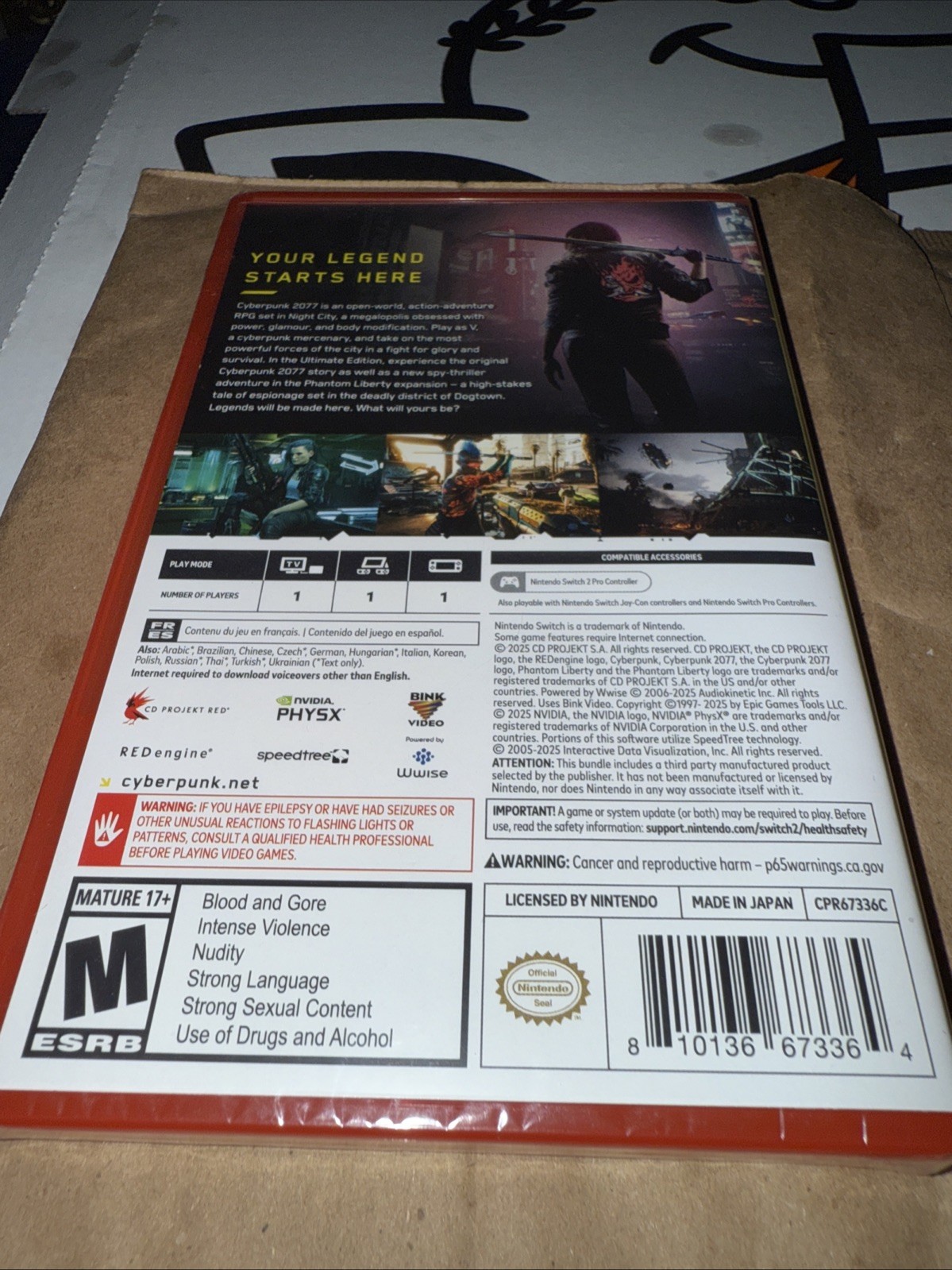 Cyberpunk 2077 Xbox Game by CD Projekt Red