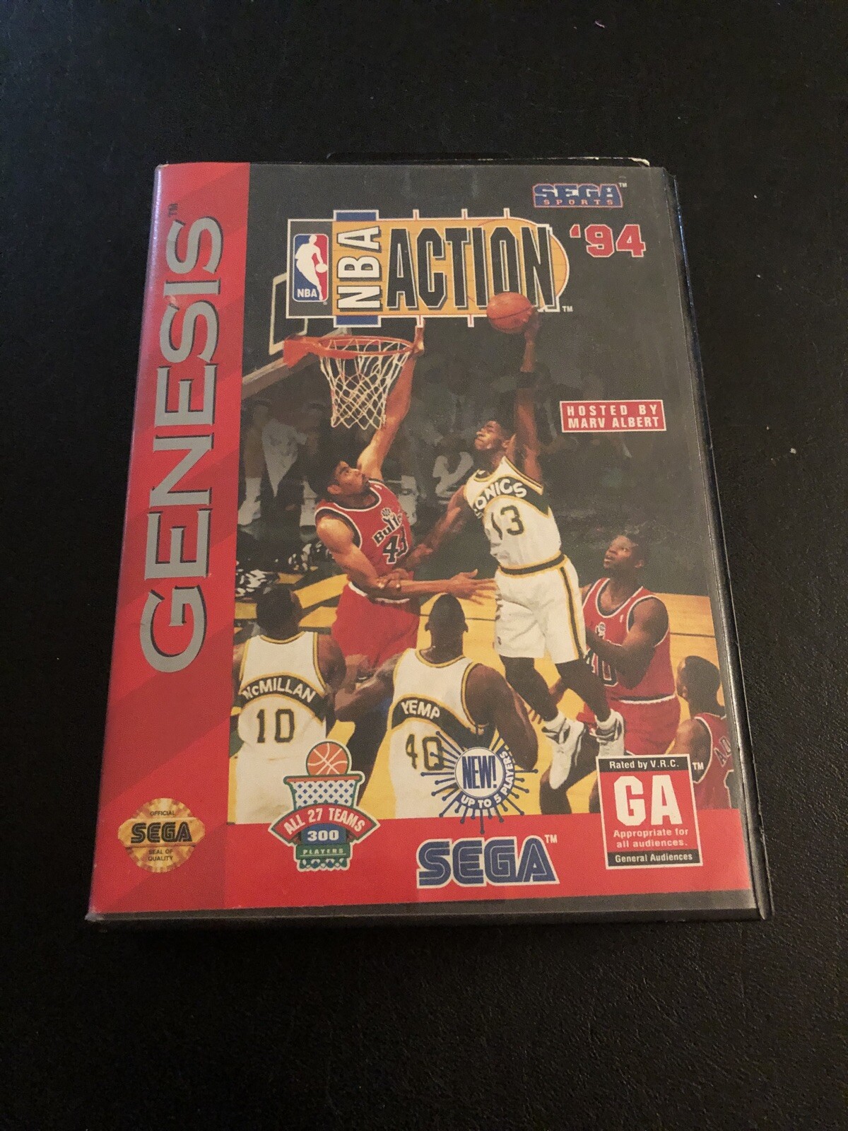 NBA Action ’94 (Sega Genesis, 1994) Tested