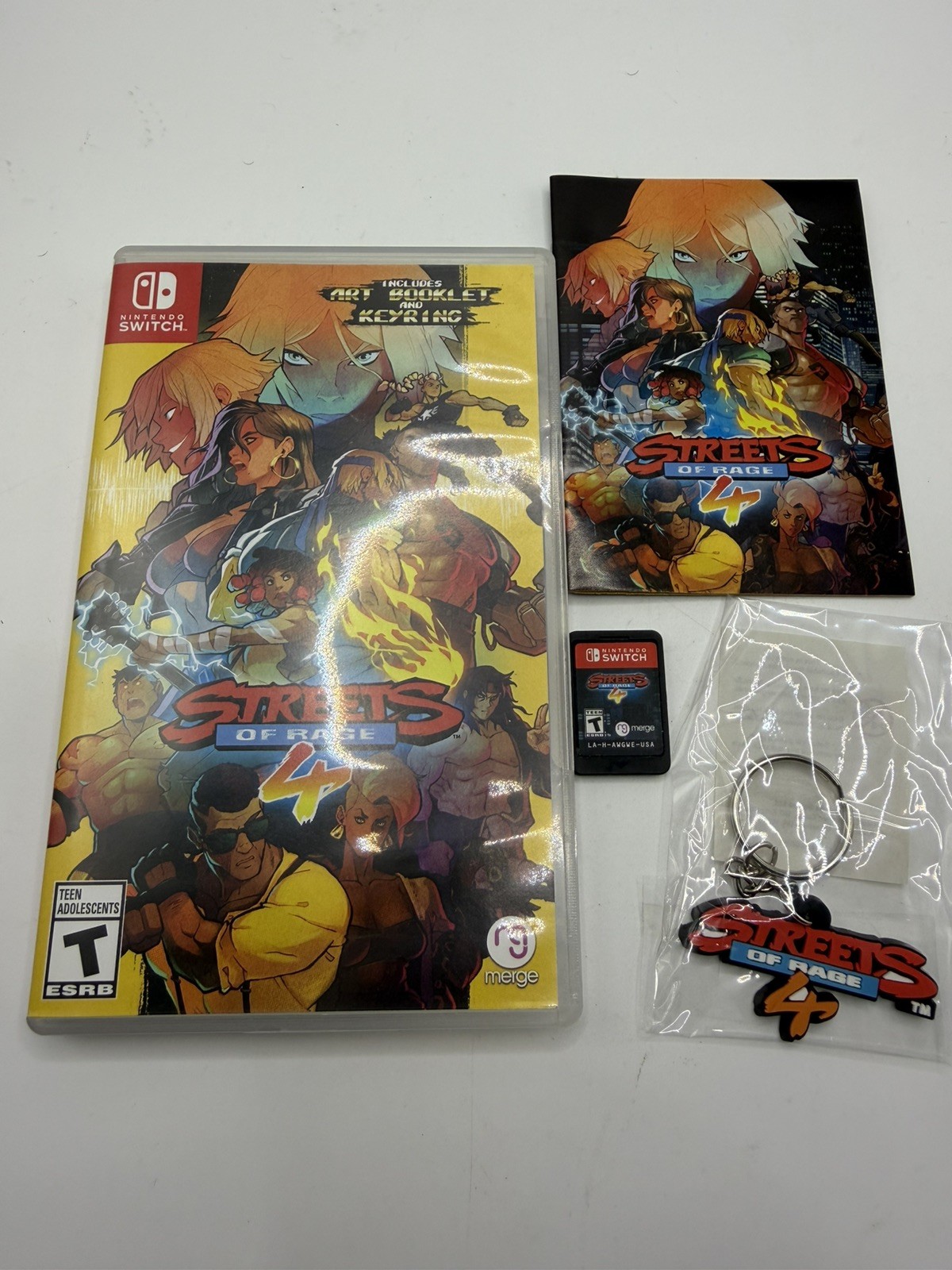 Streets of Rage 4 – Nintendo Switch (Art book & Key ring) Complete.