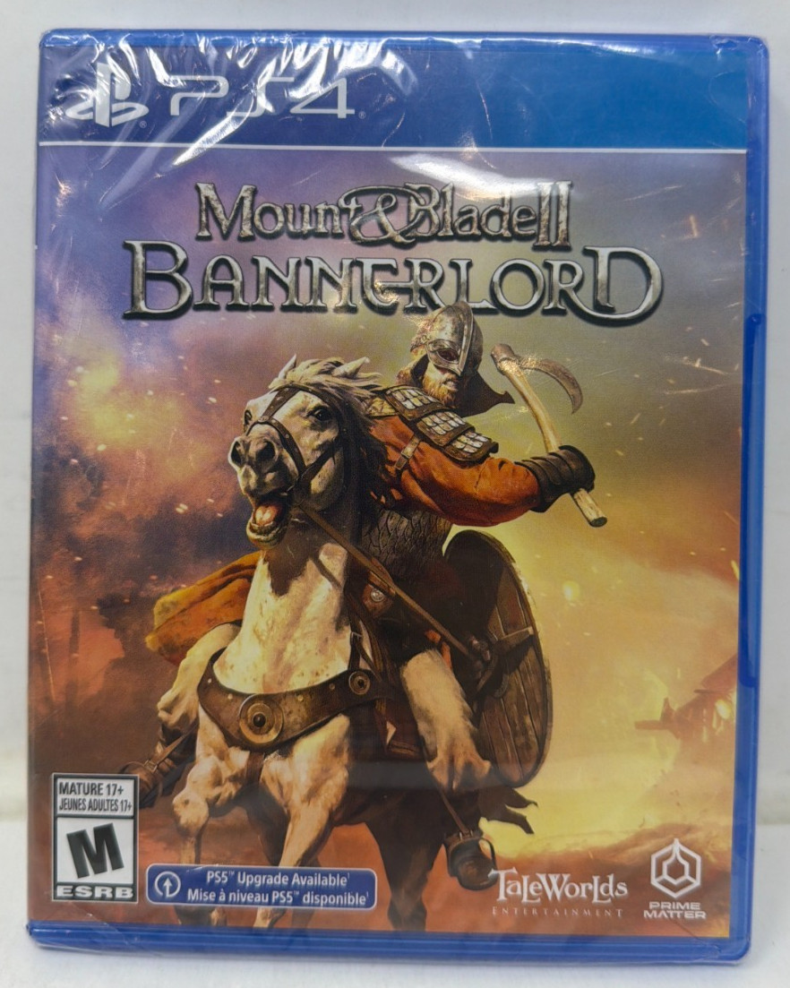 Mount & Blade 2: Bannerlord PlayStation 4 Brand New & Factory Sealed!