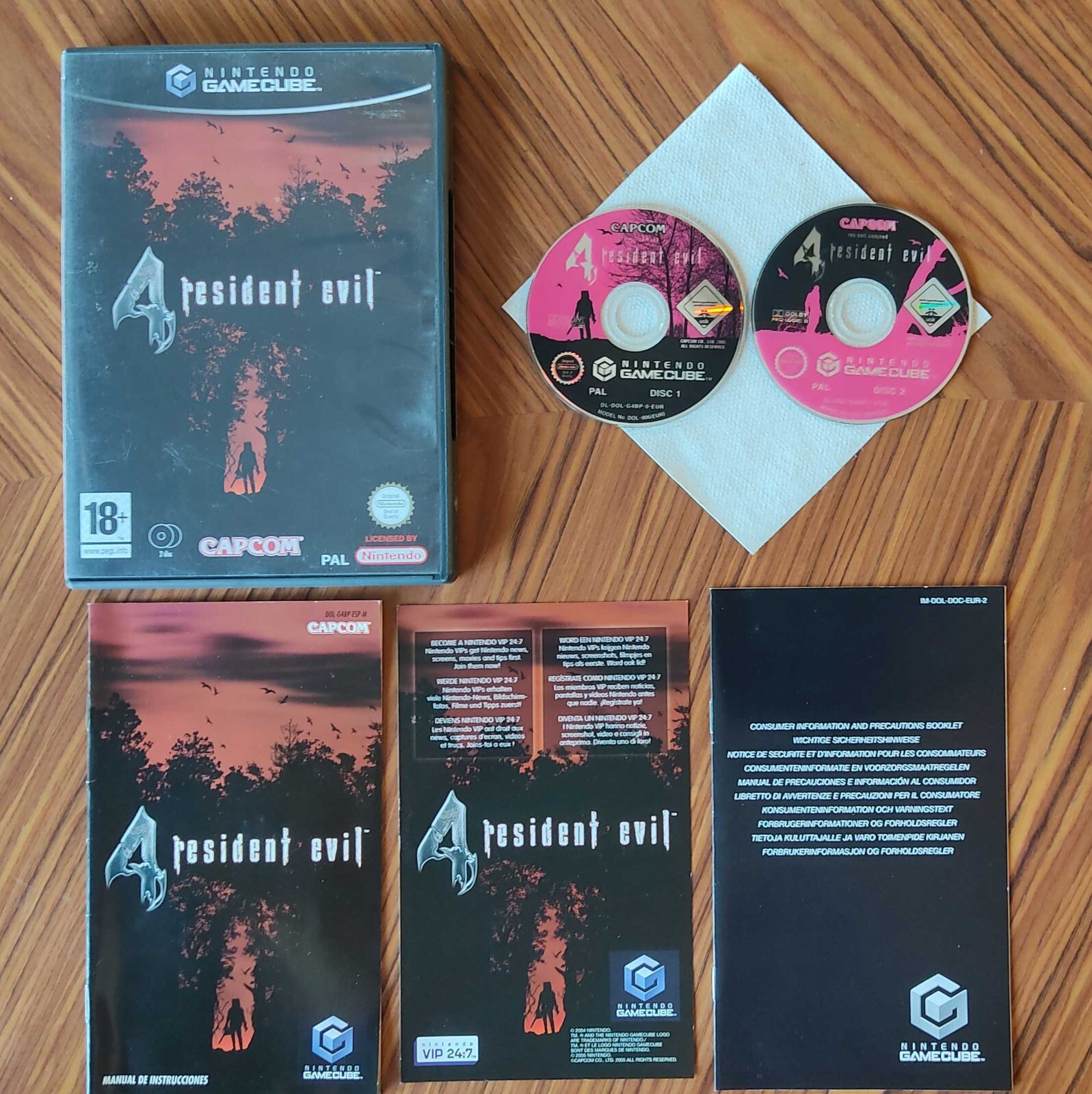 Resident Evil 4 Unused Points!!! Nintendo GameCube PAL Spain Game Cube