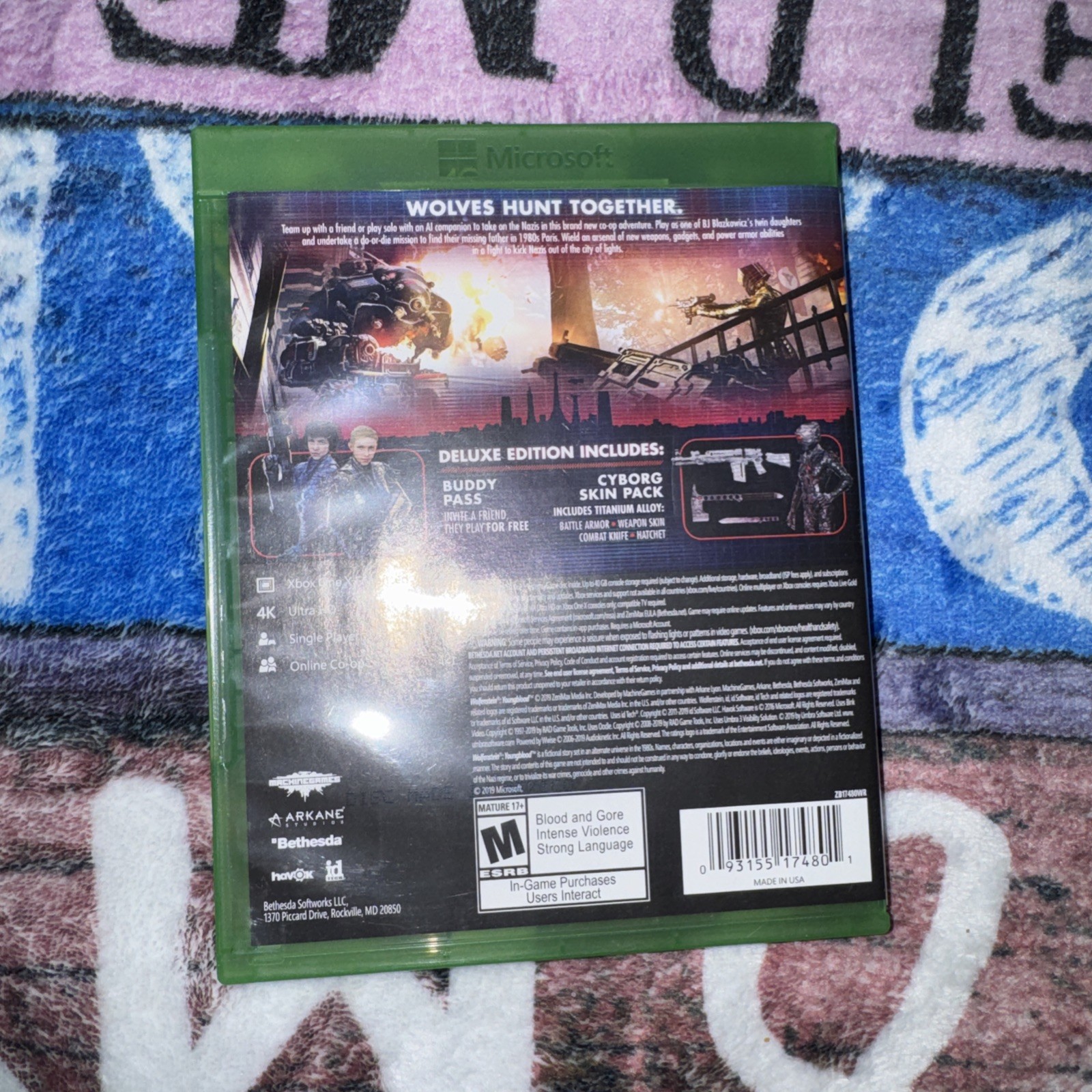 Wolfenstein: Youngblood: DELUXE EDITION- (Xbox One, XB1) – CIB, Complete