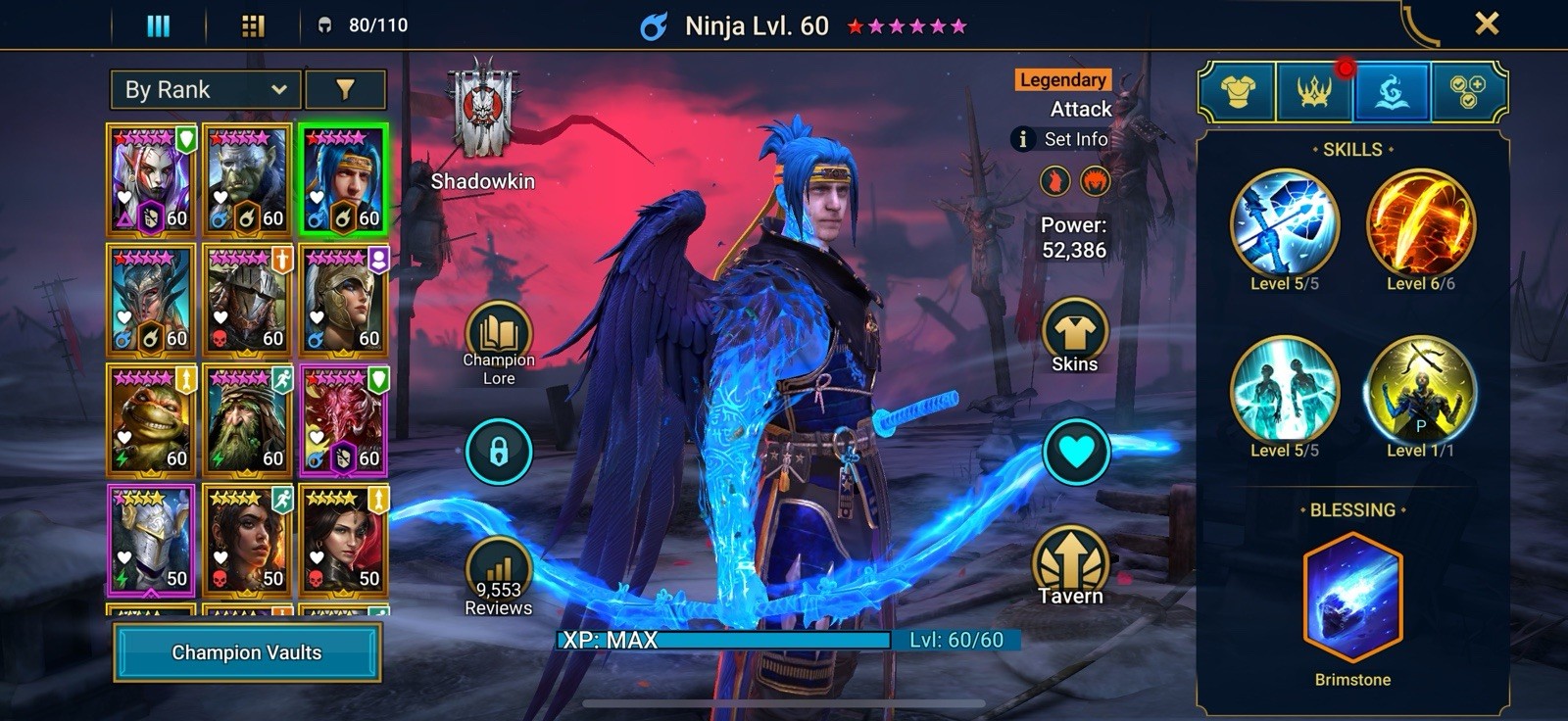 Pallas, Padraig, Fully Booked Ninja – Raid shadow Legends