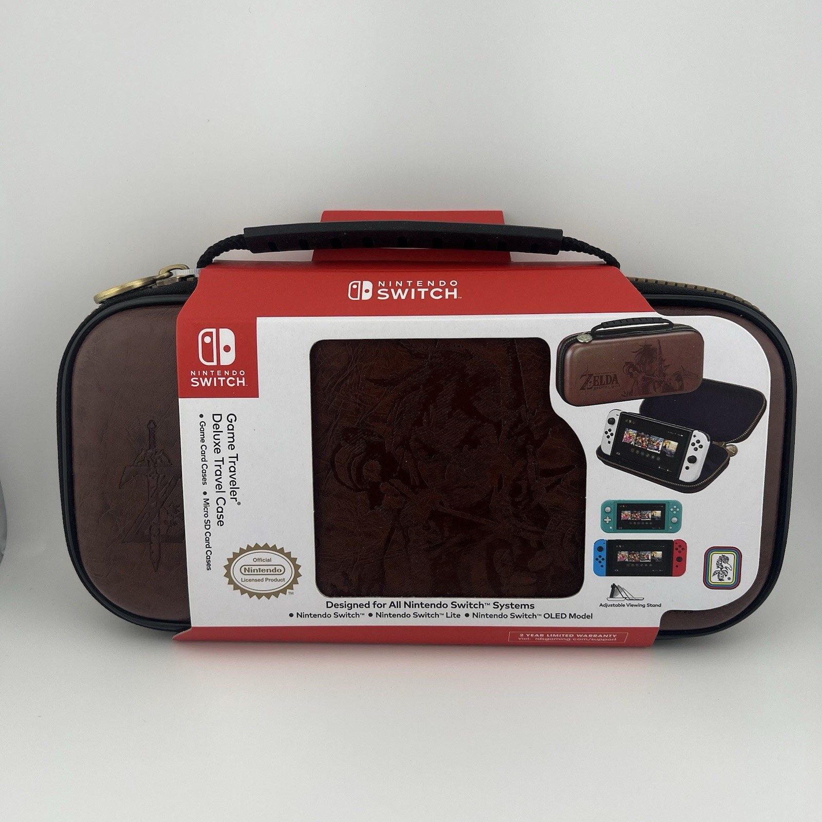 Nintendo Switch Game Traveler Deluxe Case Zelda Premium Hard Case