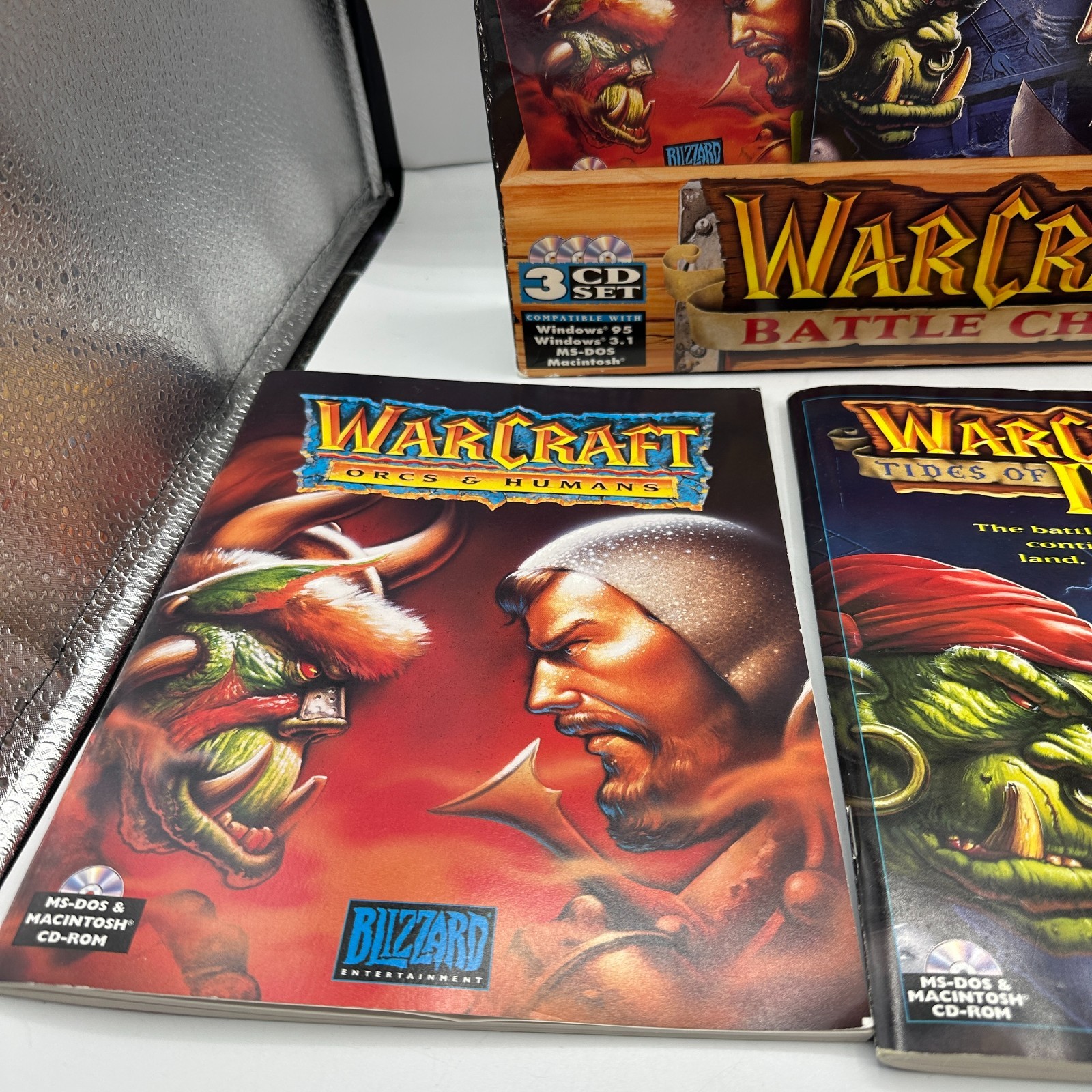 Blizzard Computer Game Warcraft Battle Chest 1996 Windows & Mac Complete
