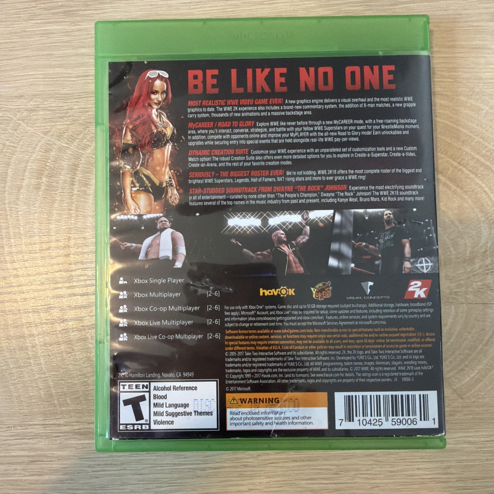 Microsoft Xbox One WWE 2K18 2K19 2K20 DELUXE Edition Lot