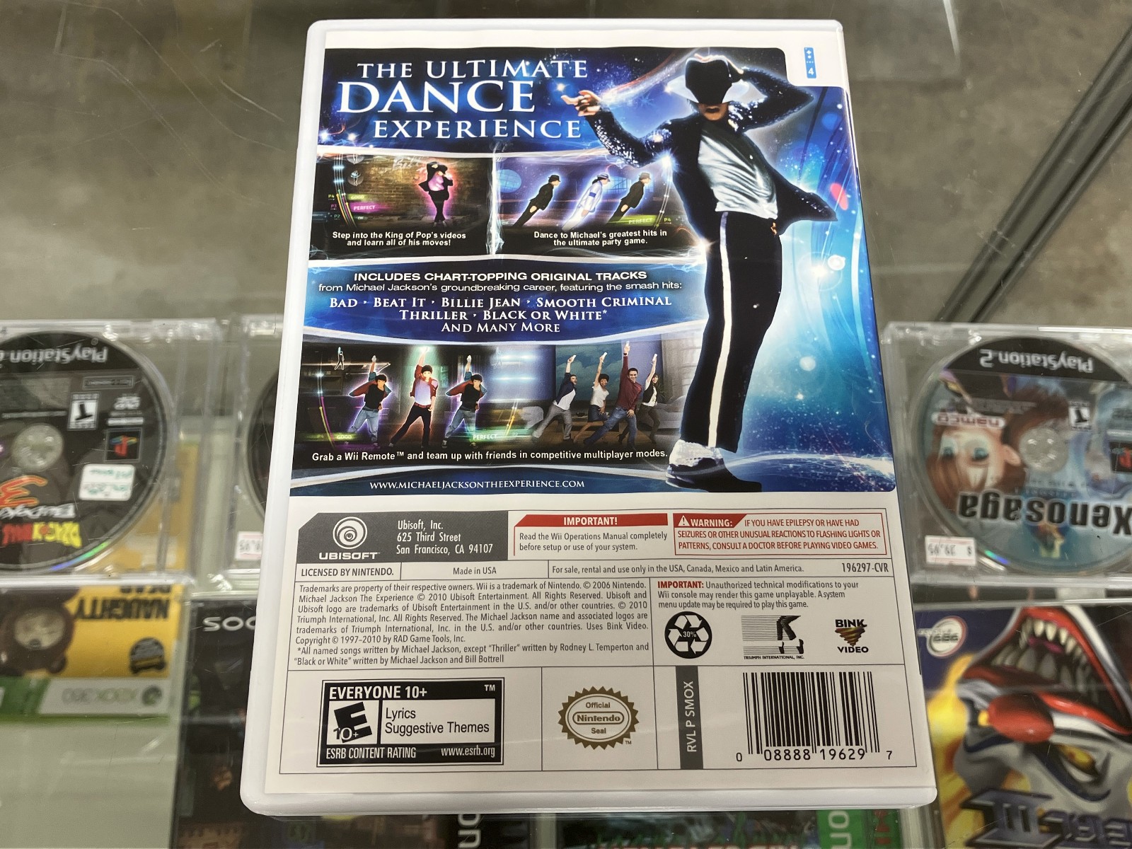Michael Jackson: The Experience (Nintendo Wii, 2010) CIB Complete & TESTED!
