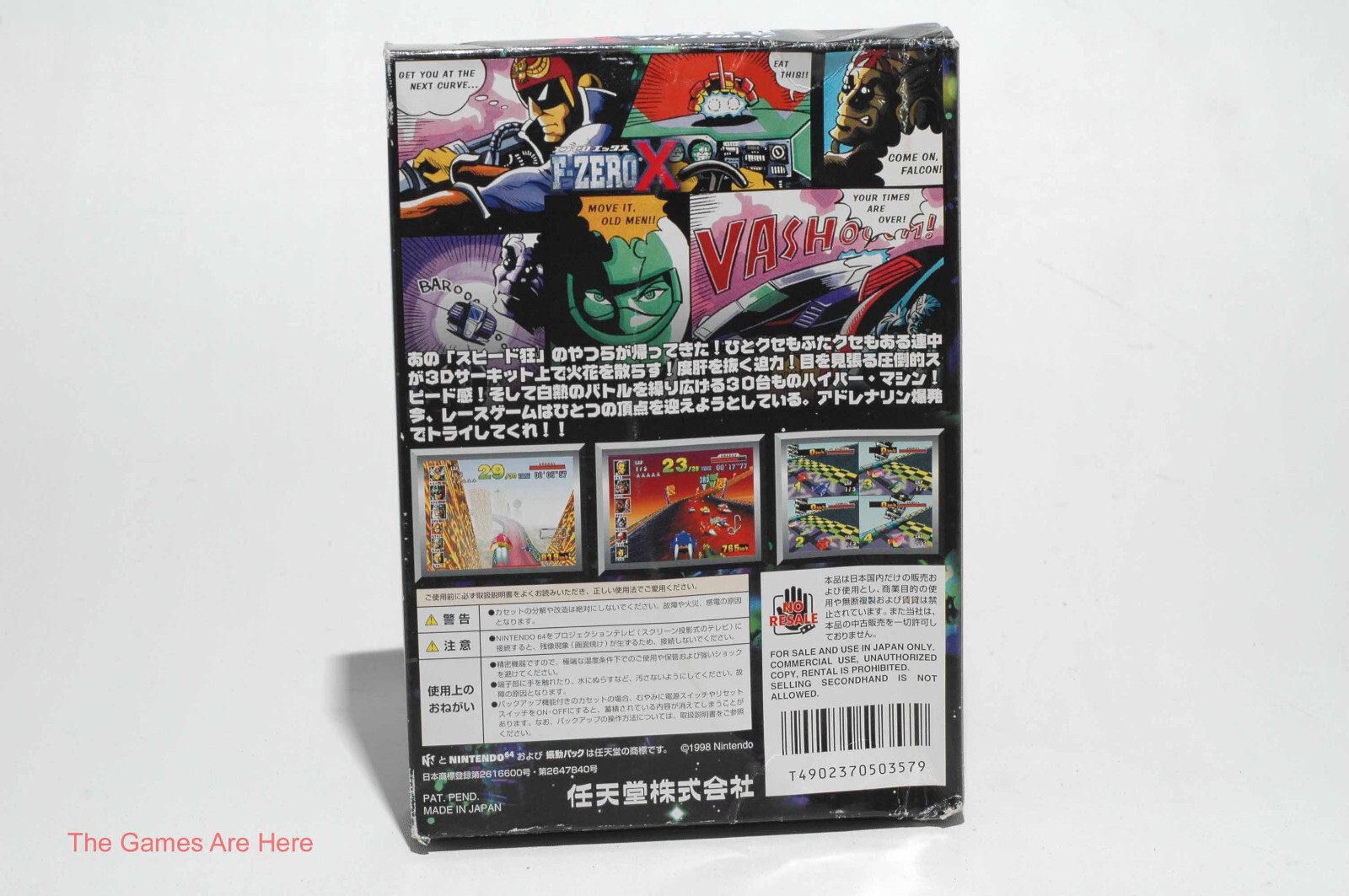 F-Zero X – Nintendo 64 1998 IMPORTED w Creased Box U.S. Seller