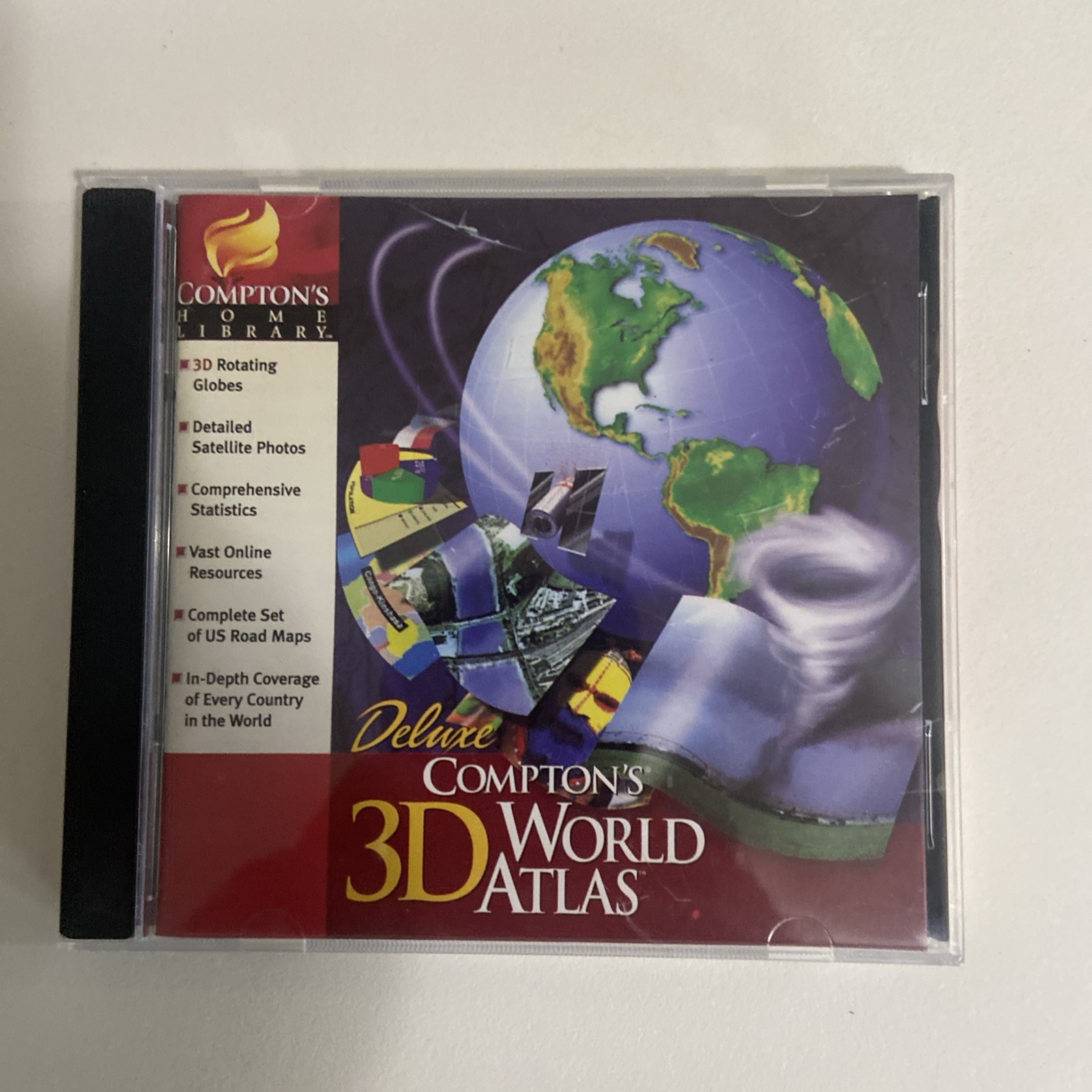 Compton’s 3D World Atlas : Deluxe (PC,1998) The Learning Company, J4