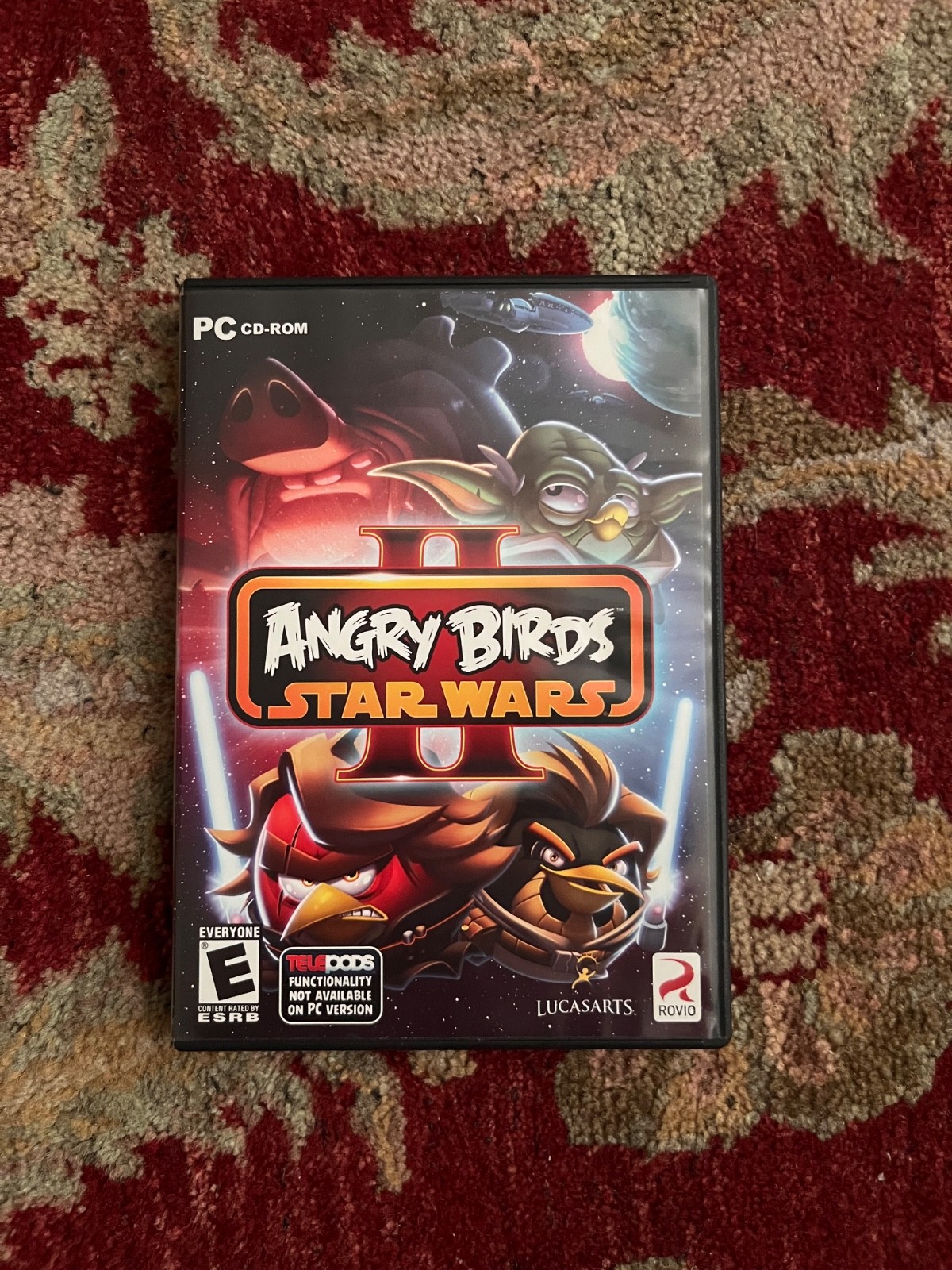 EXTREMELY RARE Angry Birds Star Wars II pc-cd rom *best condition*