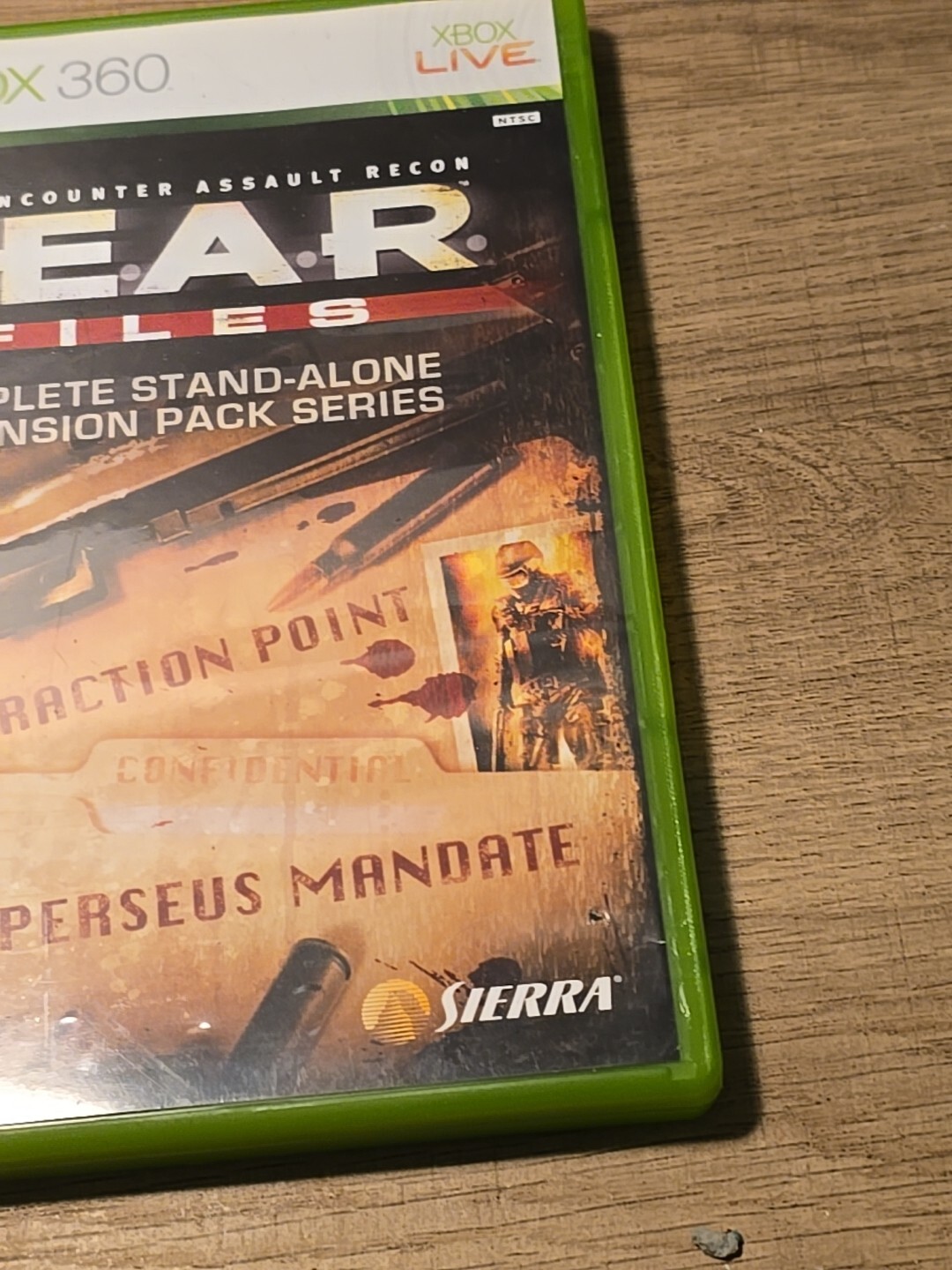 F.E.A.R. Files Microsoft Xbox 360 Complete CIB w/ Manual Excellent Condition!