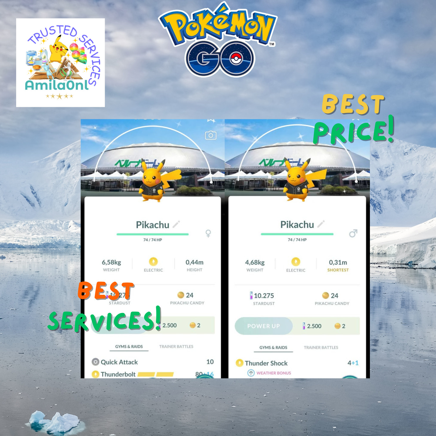 Pokémon✿Go✿✿Shiny Pikachu Saitama Seibu Lions BG✿✿Trade✿P✿TCentral✿✿Digital✿✿