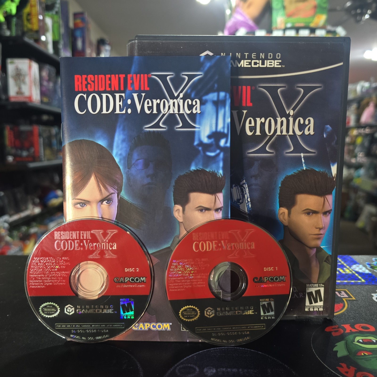 Resident Evil – Code Veronica X (Nintendo GameCube, 2003) Bundle
