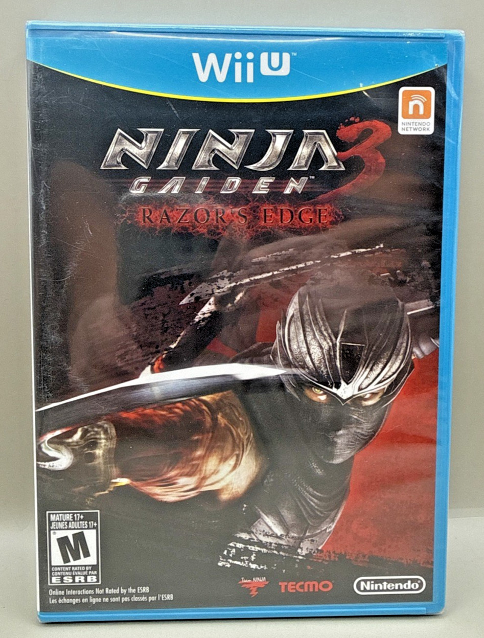 Ninja Gaiden 3 Razor’s Edge Nintendo Wii U BRAND NEW Sealed