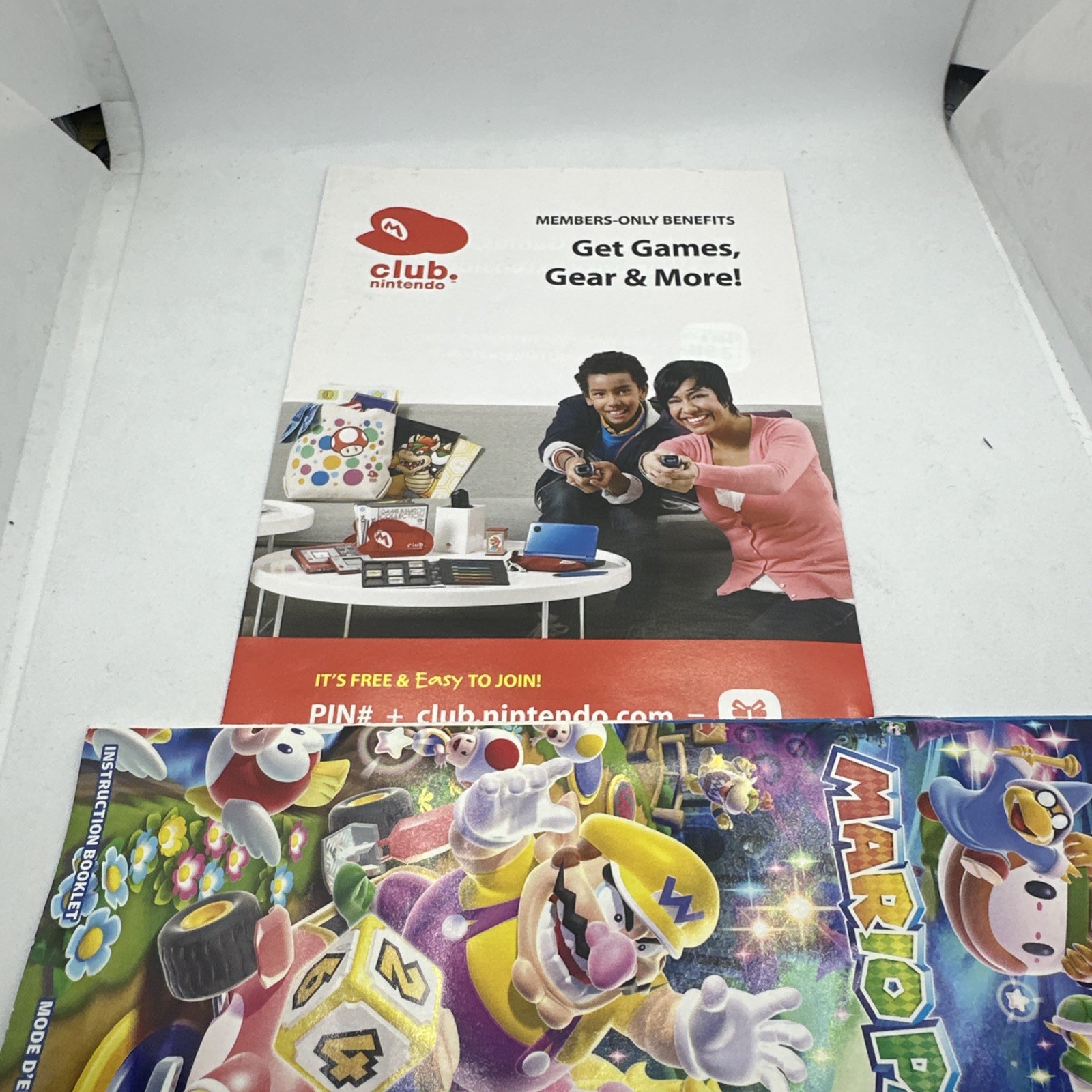 Mario Party 9 (Nintendo Wii, 2012) CIB With Nintendo Club Pin Tested & Working