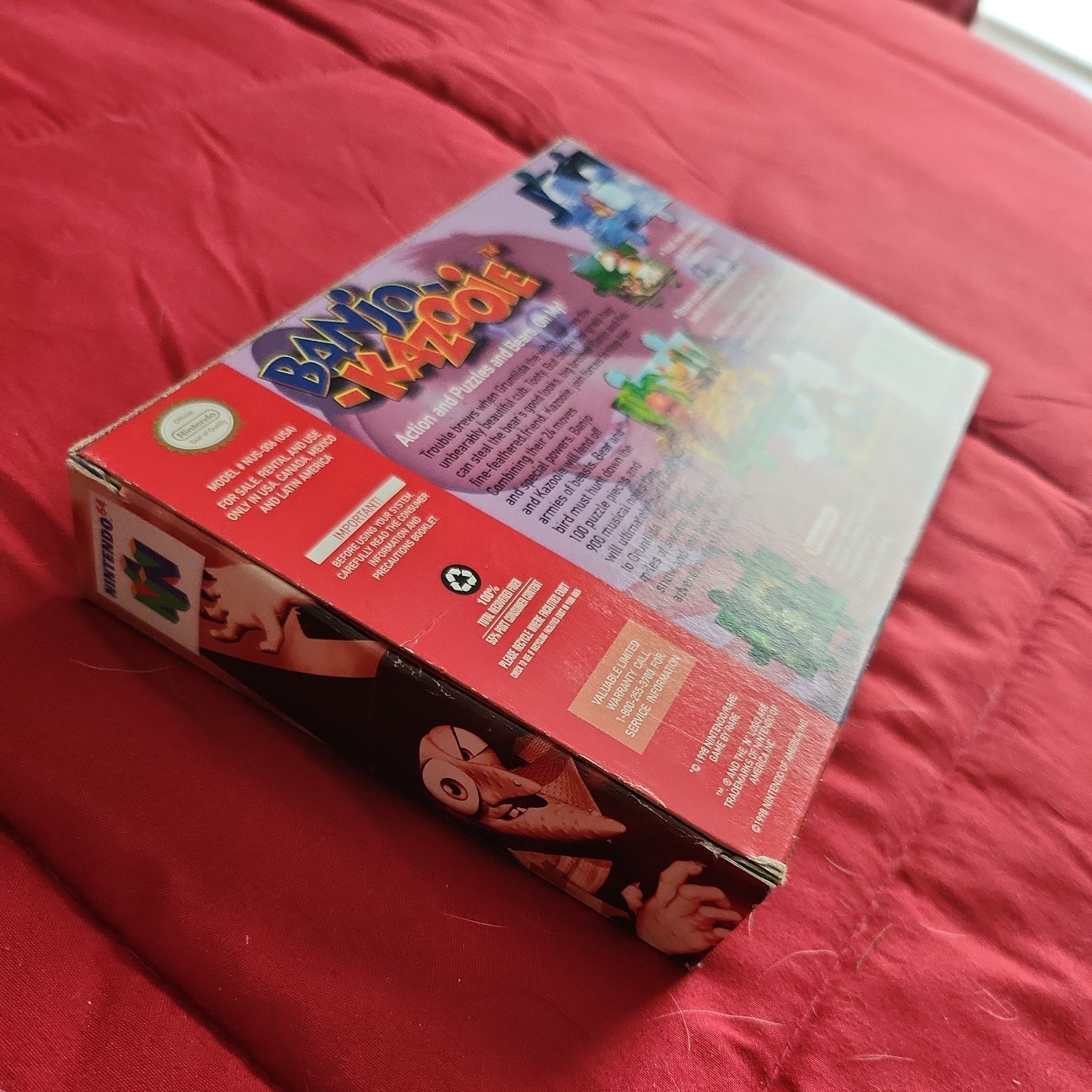 Banjo Kazooie & Banjo Tooie (Nintendo 64 ) CIB ☆ EXCELLENT ☆