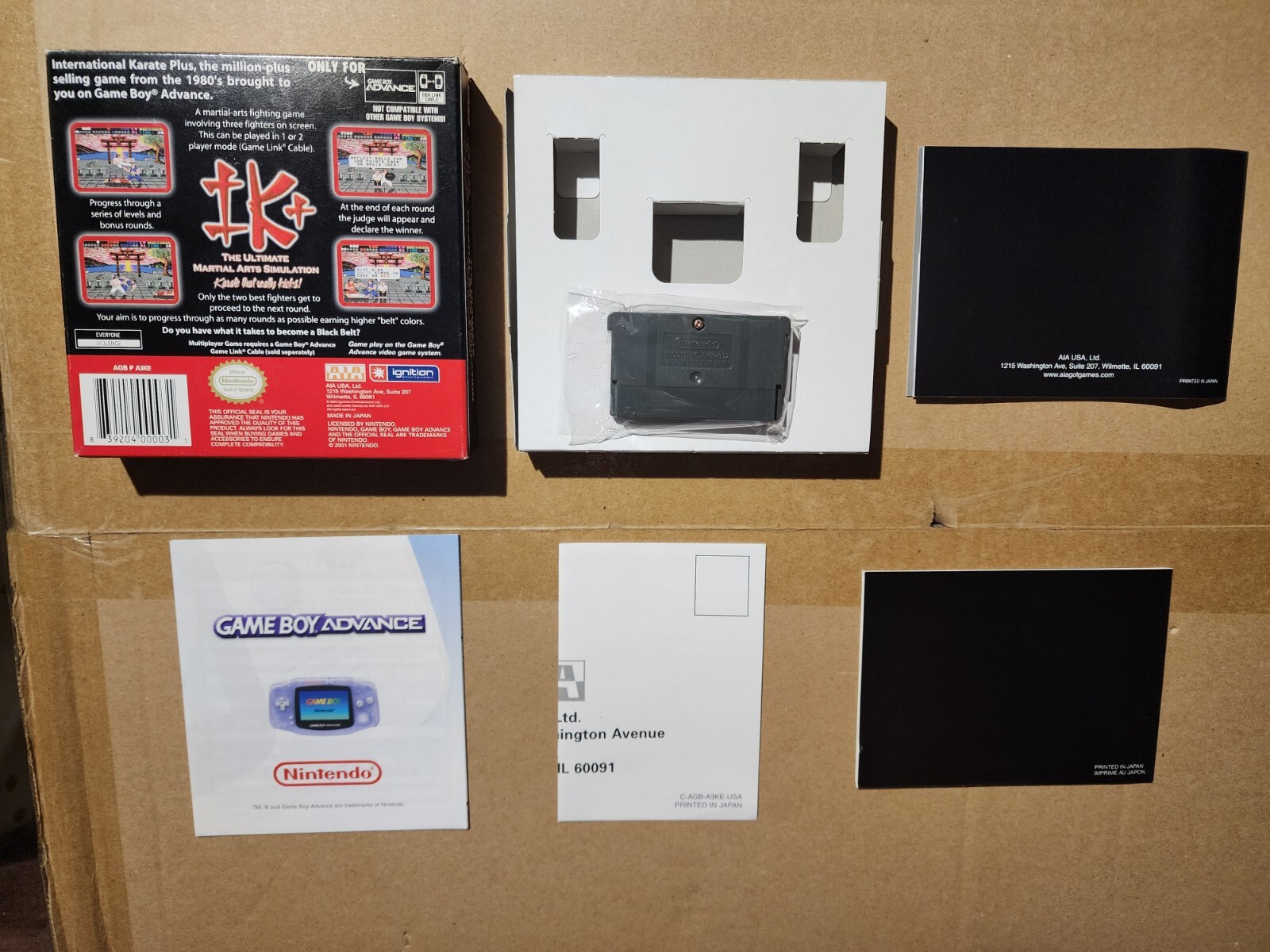 IK+: The Ultimate Martial Arts Simulator (GameBoy Advance GBA) 100% Complete! NM