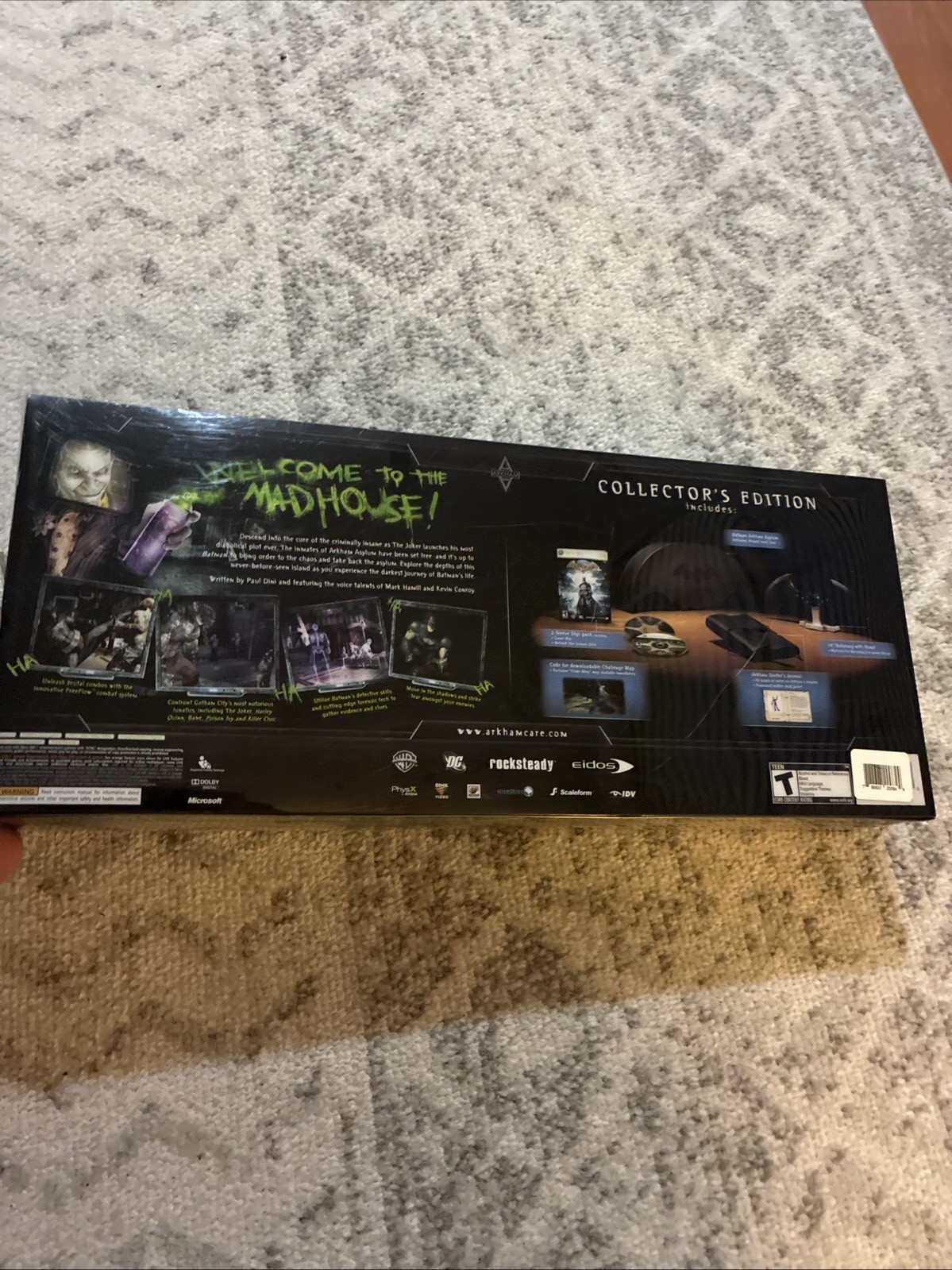 Batman: Arkham Asylum Collector’s Edition Xbox 360 Batarang No Game
