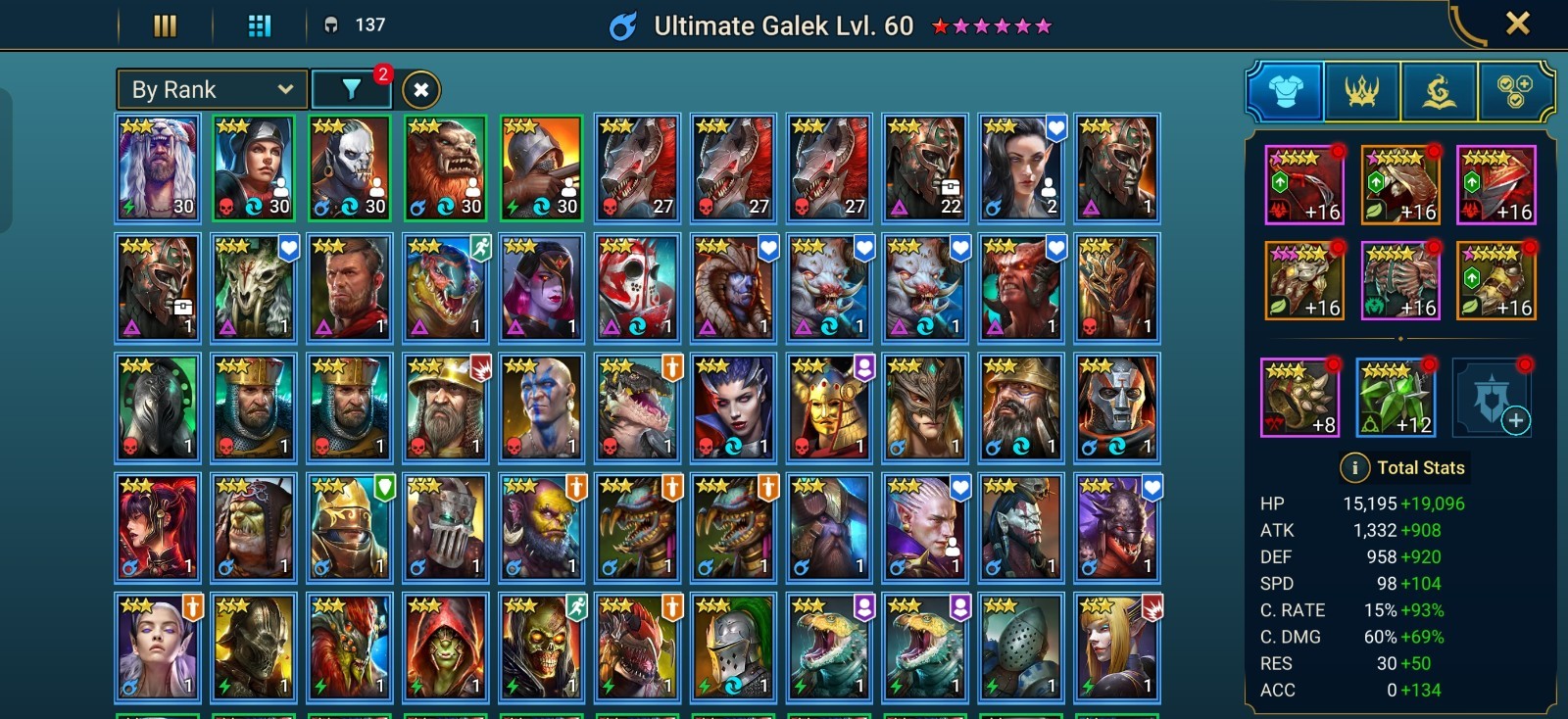 Raid: Shadow Legends Account Android PC Legendary Champions Multiplayer