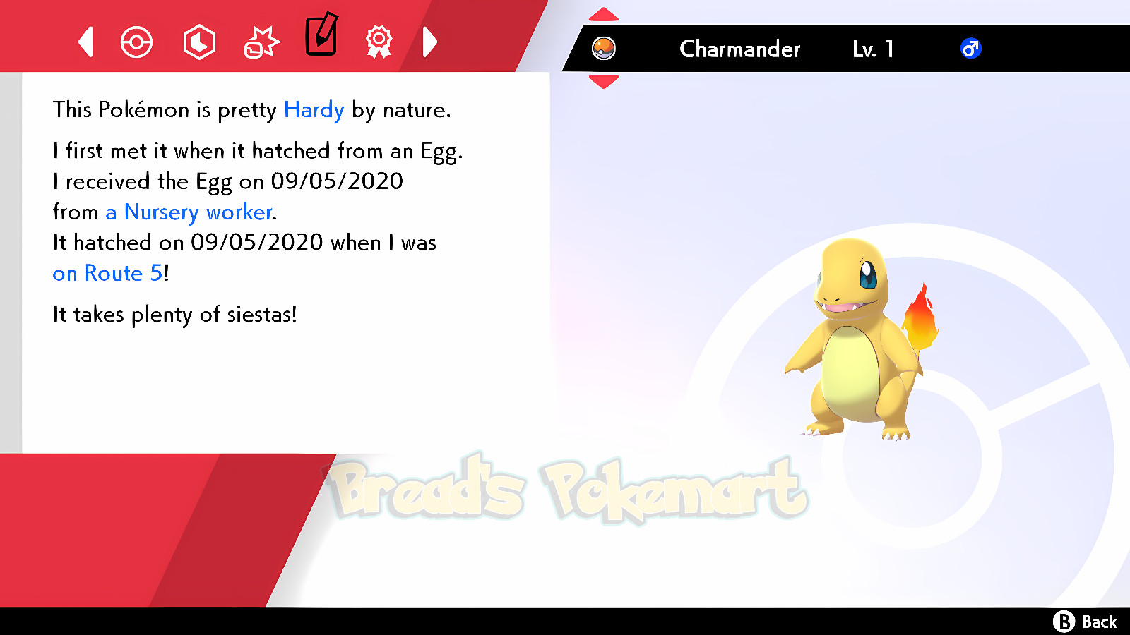 ✨ Ultra SHINY 6IV CHARMANDER ✨ Pokemon SWORD & SHIELD Kanto Starter +MasterBall