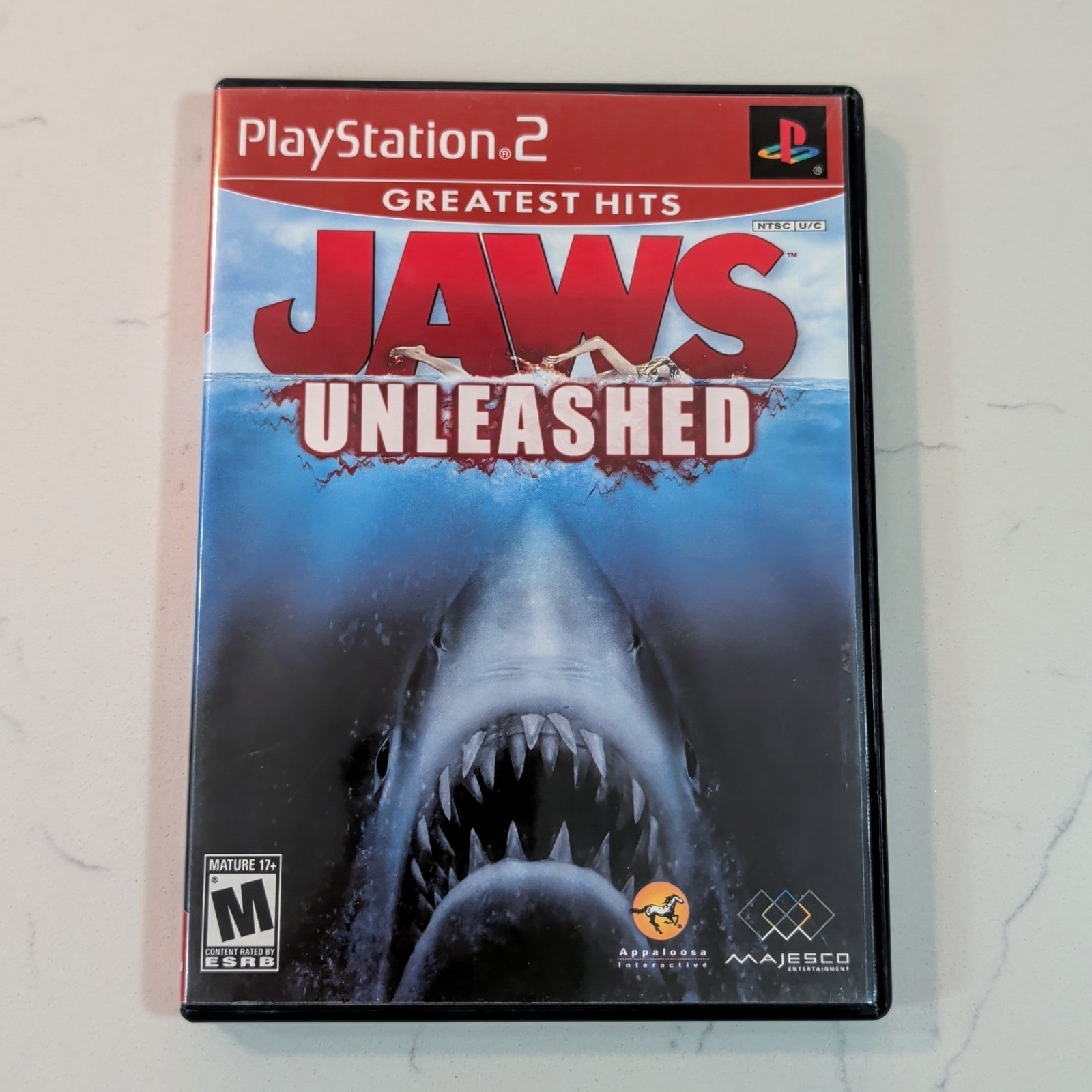 Jaws Unleashed (Sony PlayStation 2, 2006) Greatest Hits – No Manual
