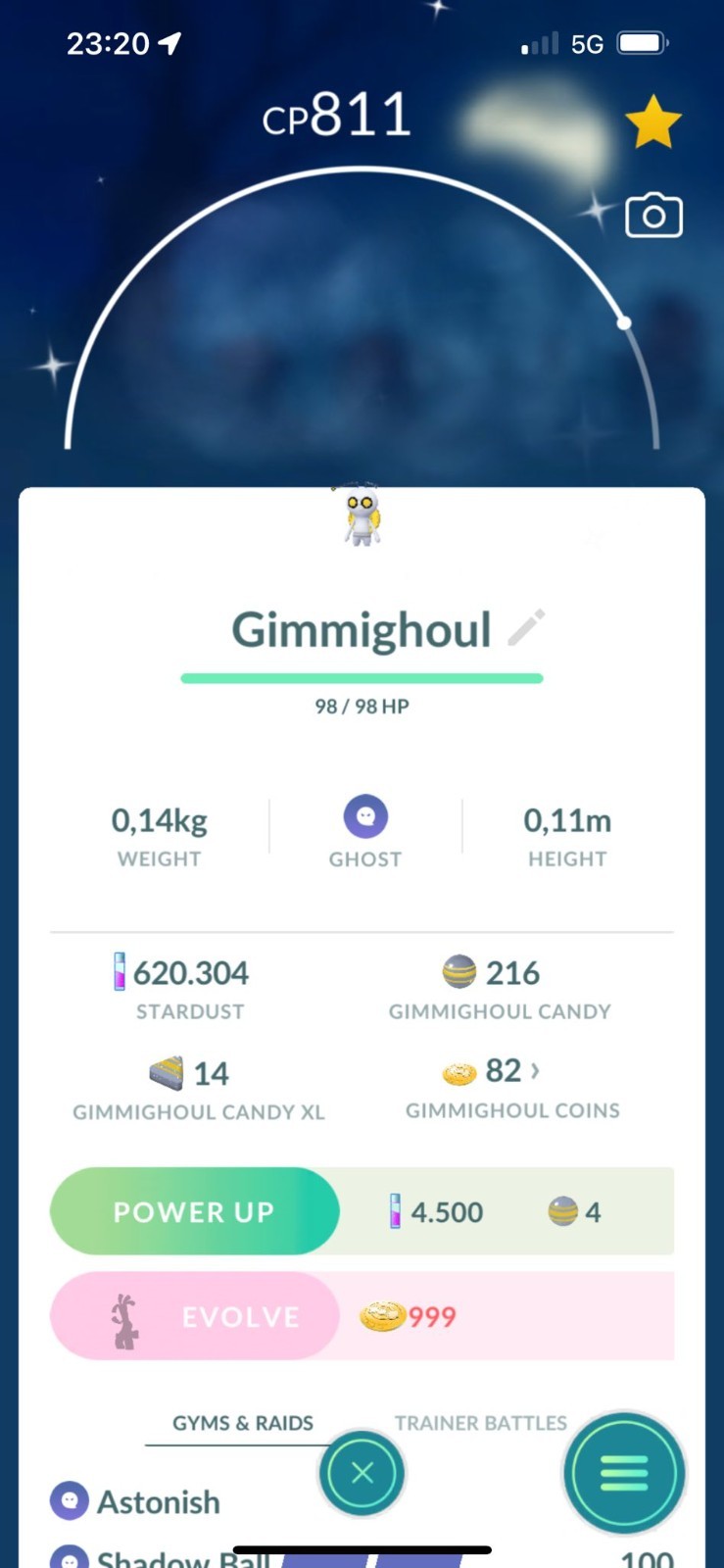 Pokémon Go | Shiny Gimmighoul ((can evolve) +35 gimminghoul | Mini PTC