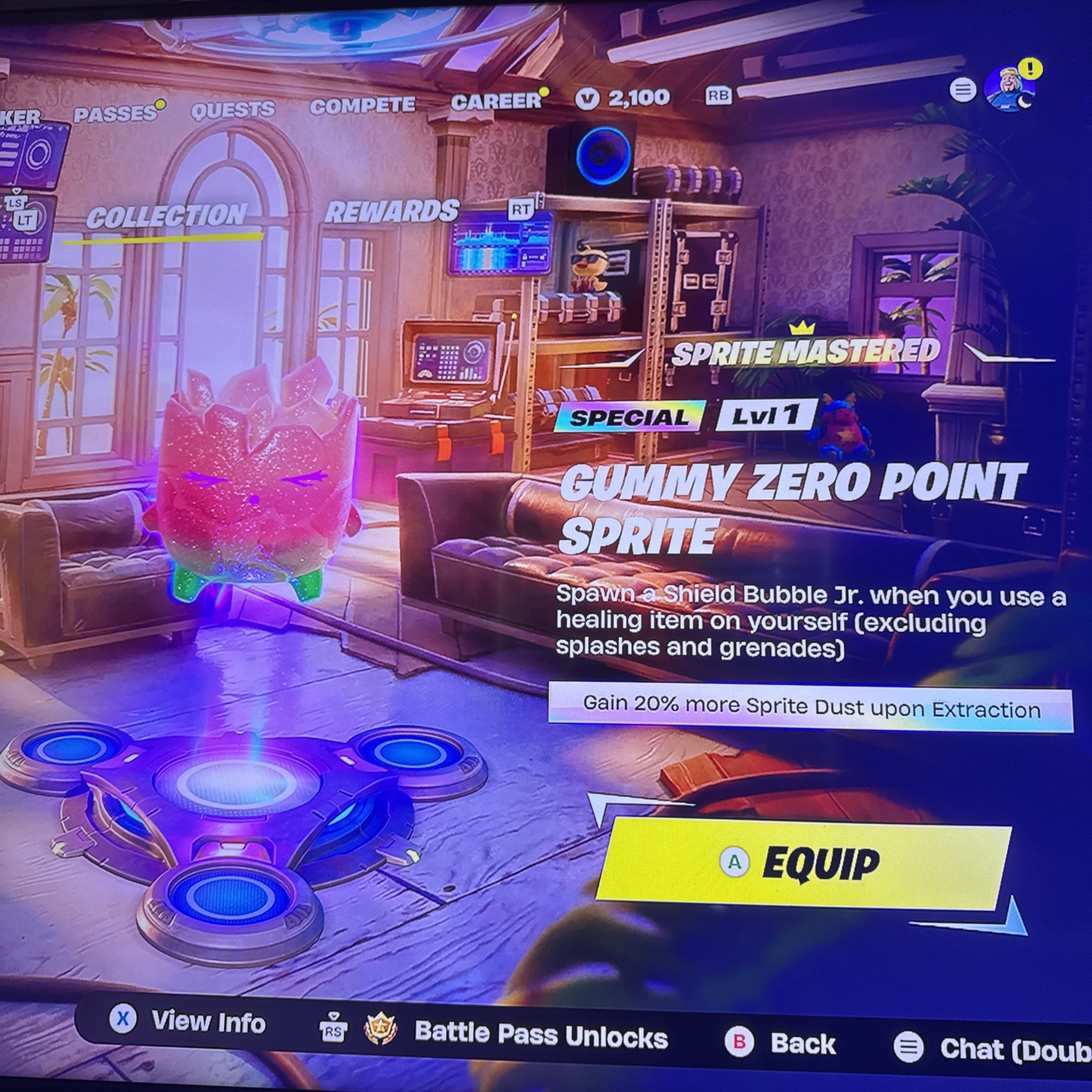 Gummy Zero Point Sprite fornite