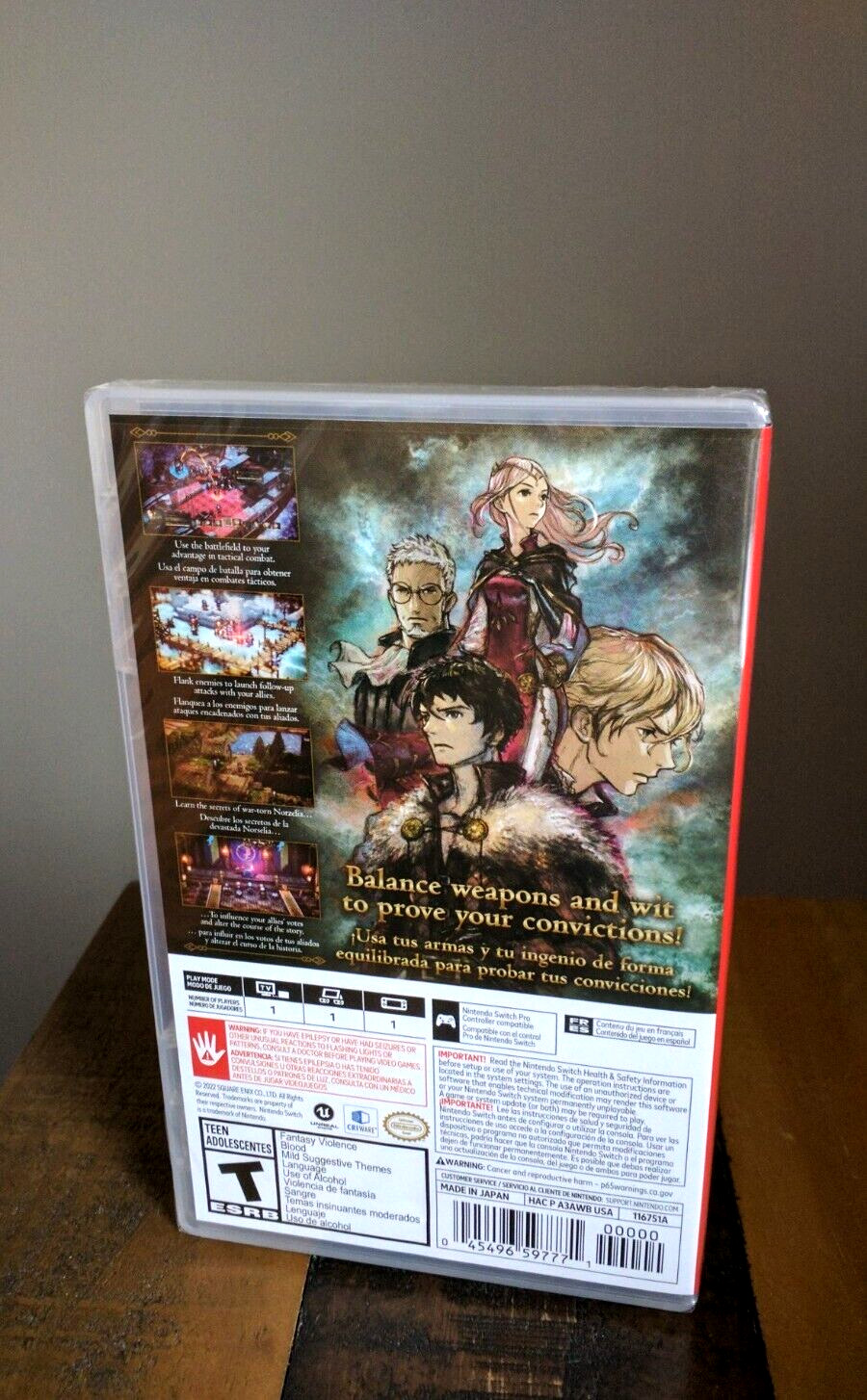 NEW ✹ Triangle Strategy ✹ Nintendo Switch Game MINT ✹ USA Version