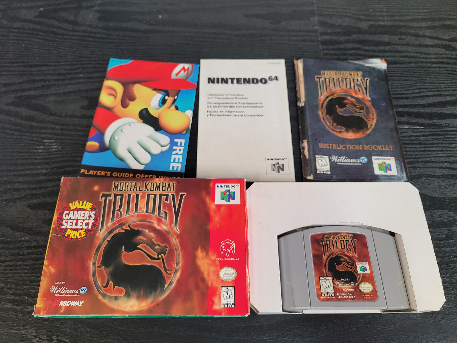 Mortal Kombat Trilogy Nintendo 64 N64 Complete In Box CIB Near Mint