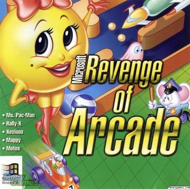 MICROSOFT REVENGE OF ARCADE MS. PAC-MAN PC +1Clk Windows 11 10 8 7 XP Install