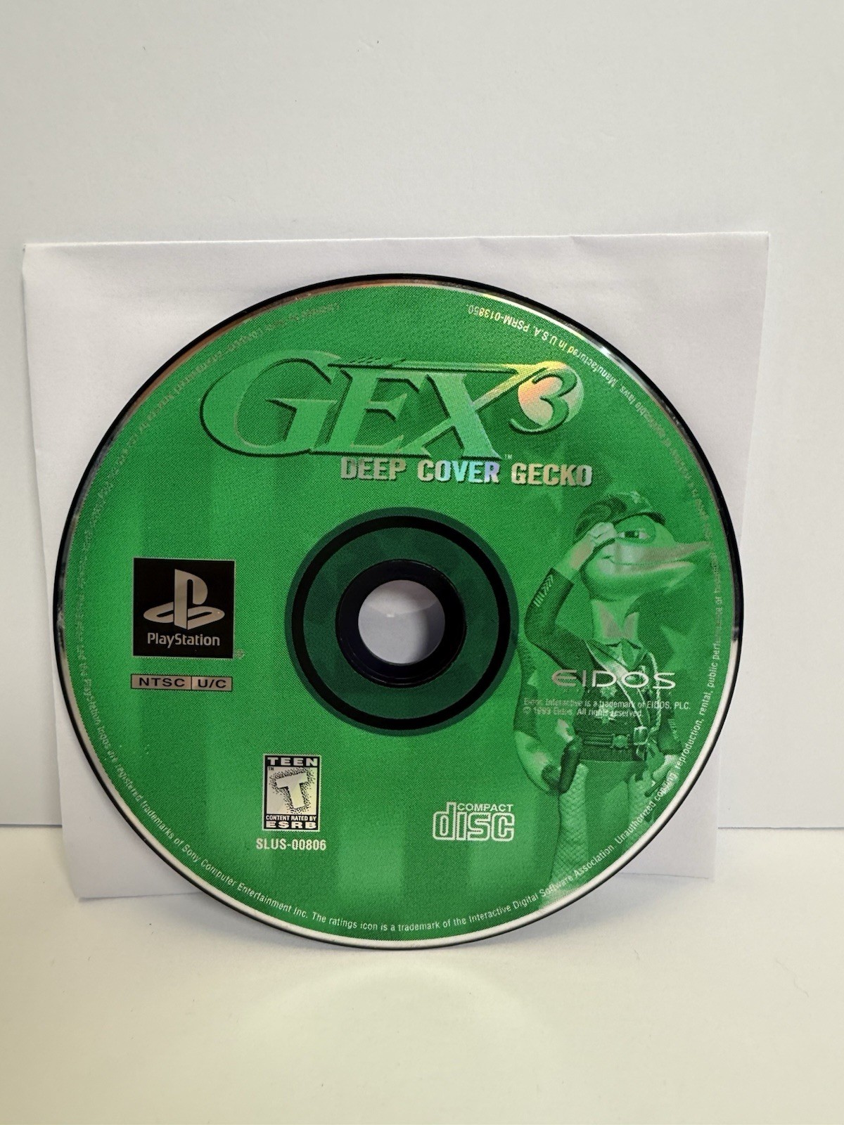Gex 3: Deep Cover Gecko (Sony PlayStation 1, 1998) PS1 – Disc Only – Tested