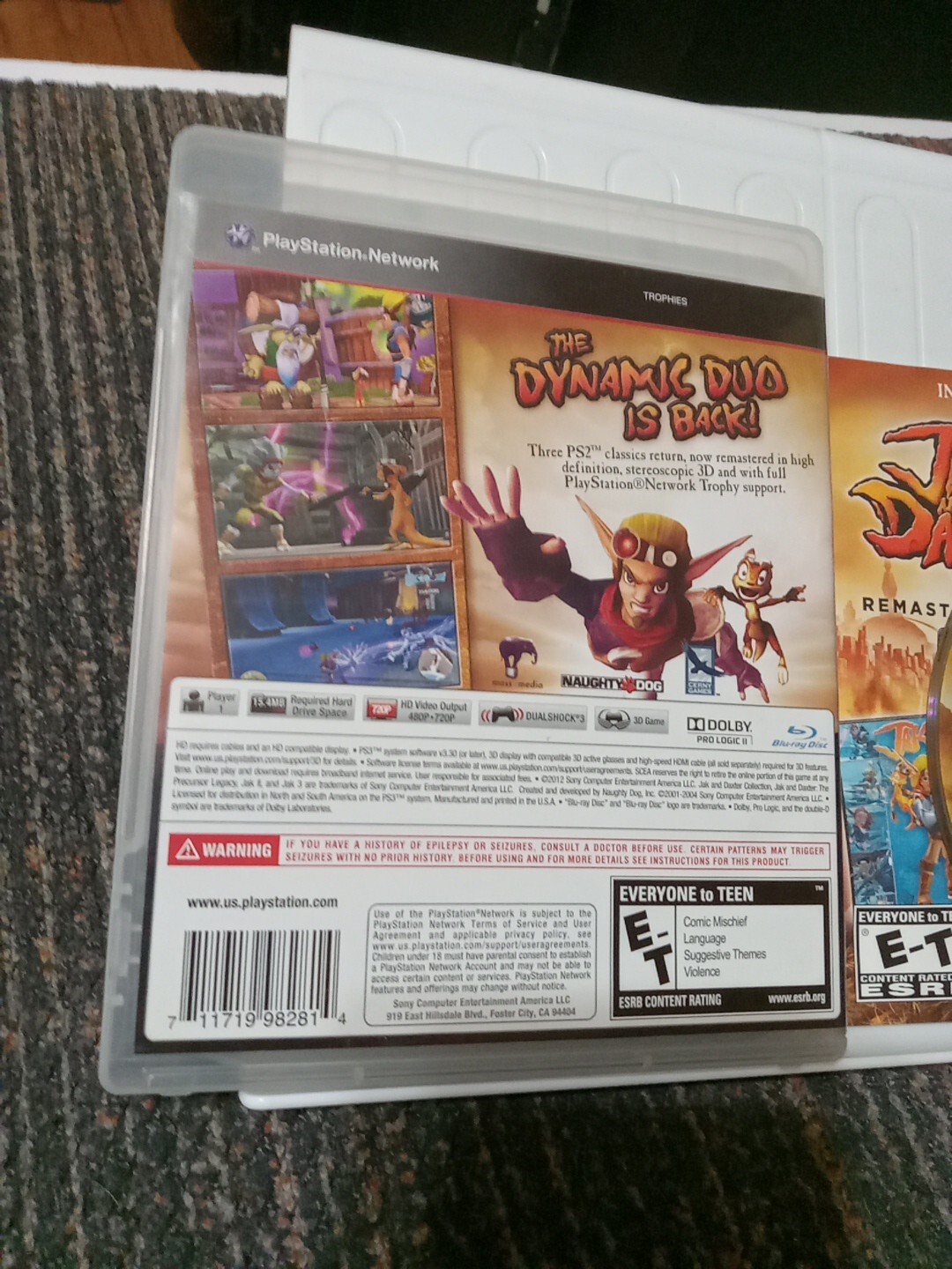 Jak and Daxter Collection PS3 (Sony PlayStation 3) Complete CIB TESTED Clean