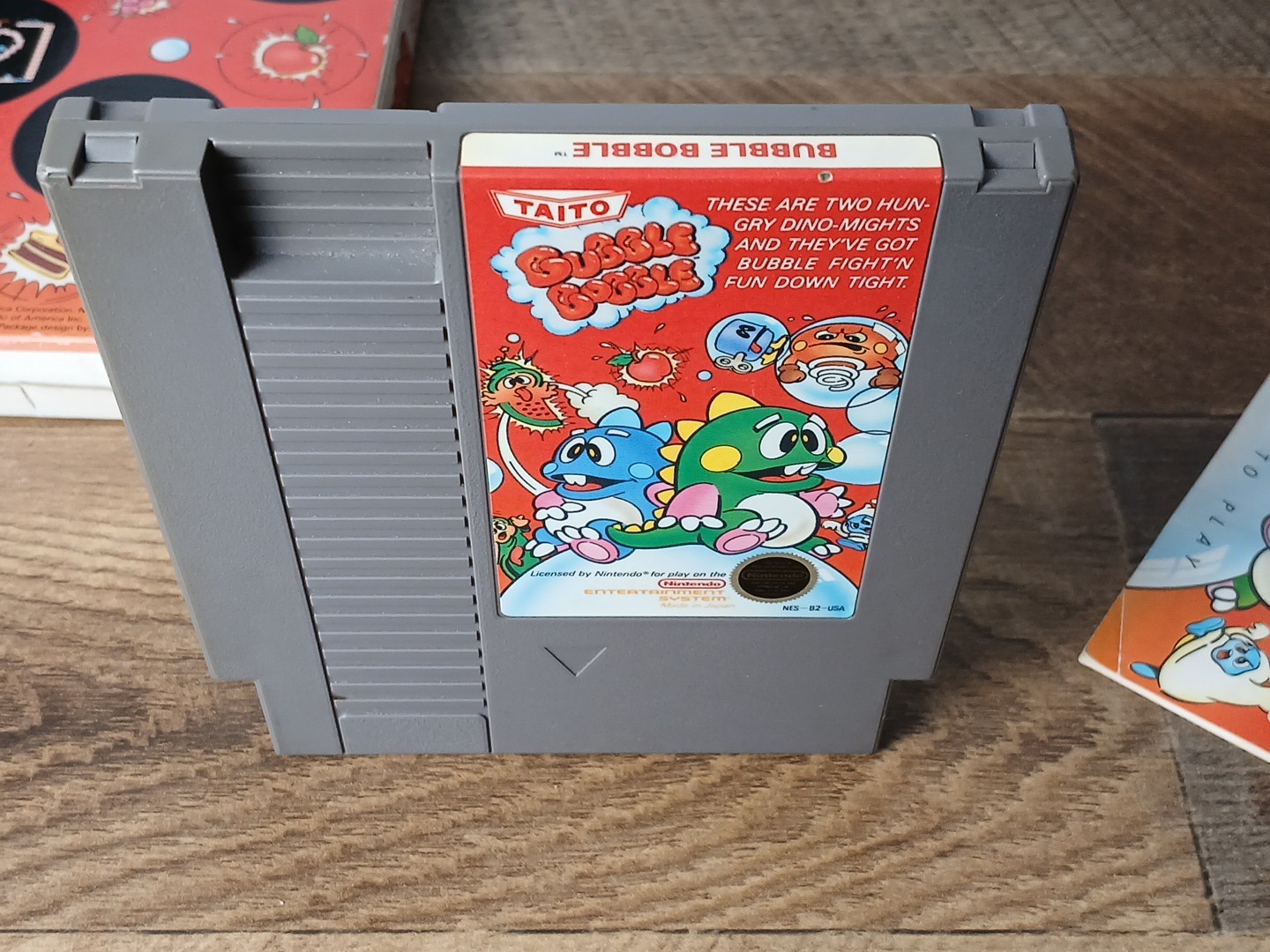 Bubble Bobble (Nintendo NES, 1988) CIB – Tested