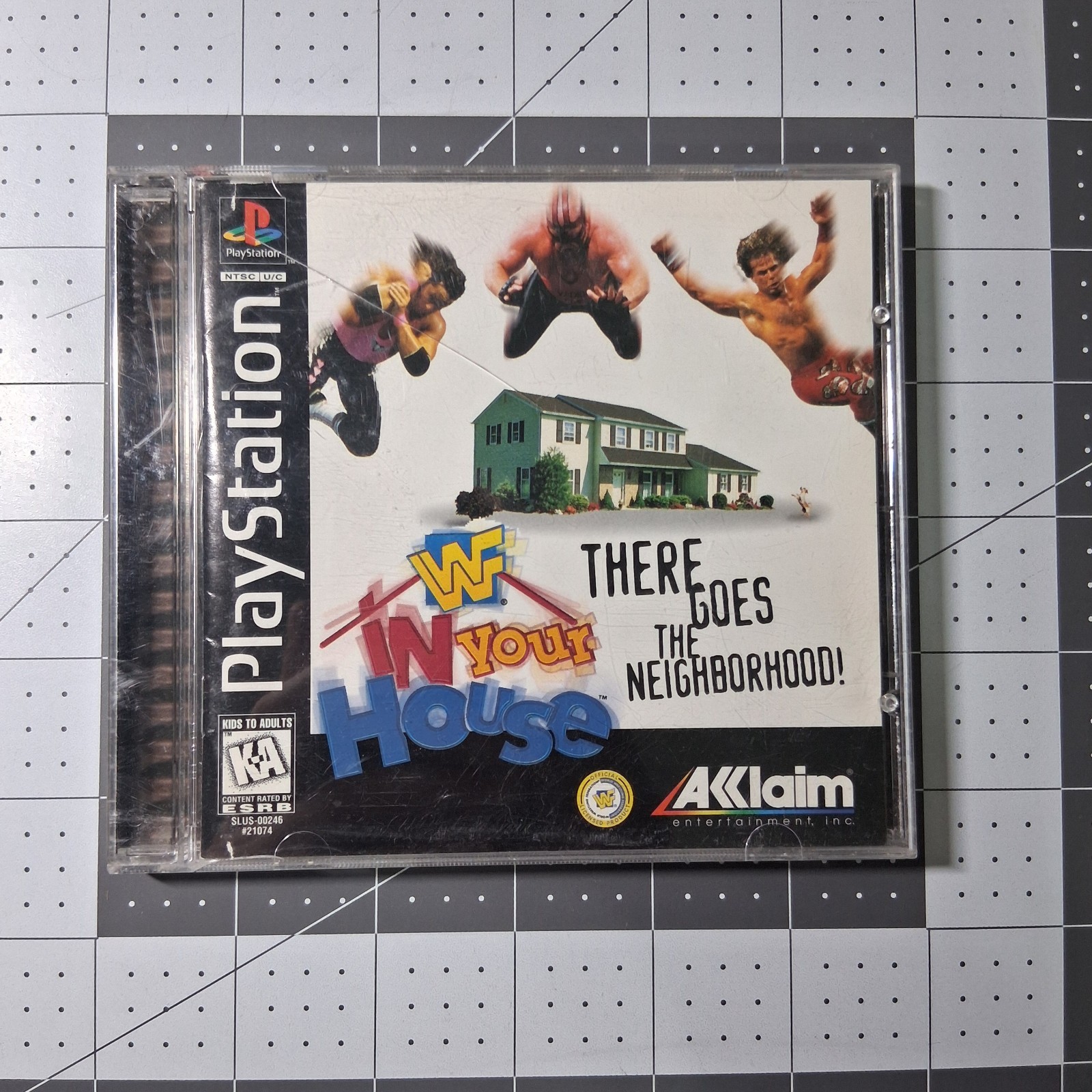 WWF: In Your House Playstation 1 PS1 There Goes The Neighborhood CIB – Tested