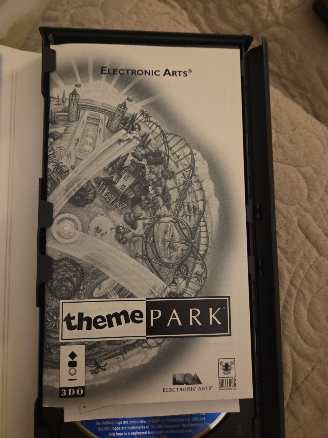 Theme Park for 3DO -Long Box Complete in Box (CIB) (3D0)
