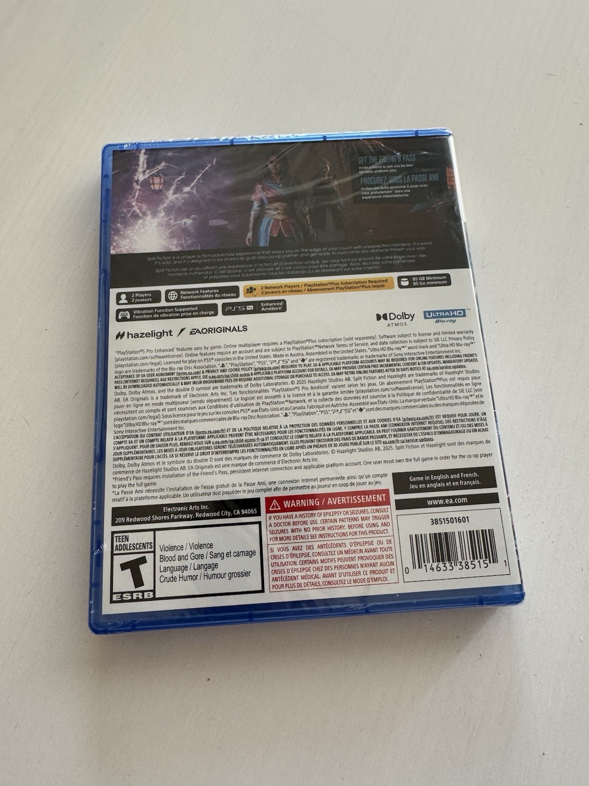FACTORY SEALED Split Fiction Sony PS5 Game