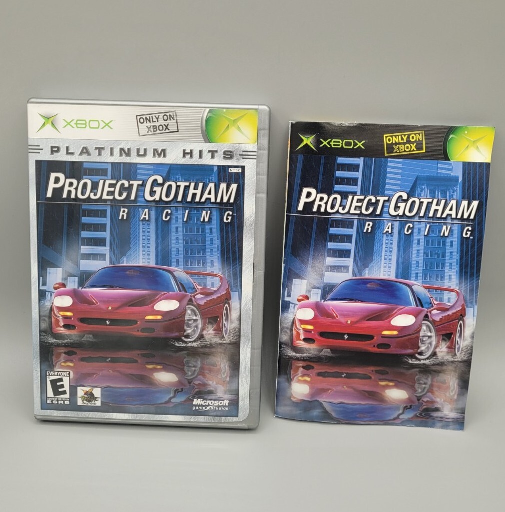 Project Gotham Racing (Microsoft Xbox, 2001) Complete Platinum Hits Tested