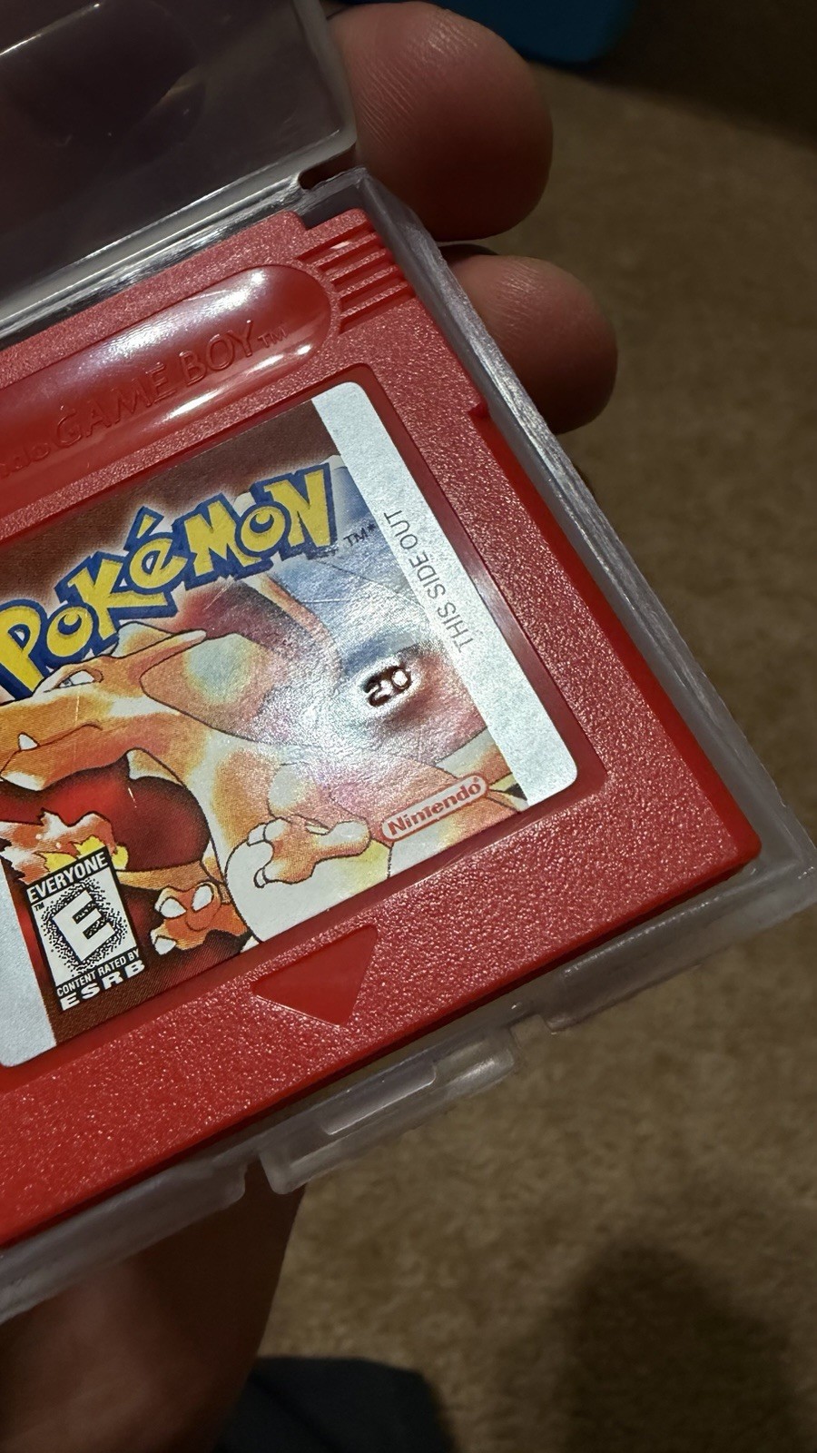 Pokemon Red Version Nintendo Game Boy 1999. Original Owner. Authentic.