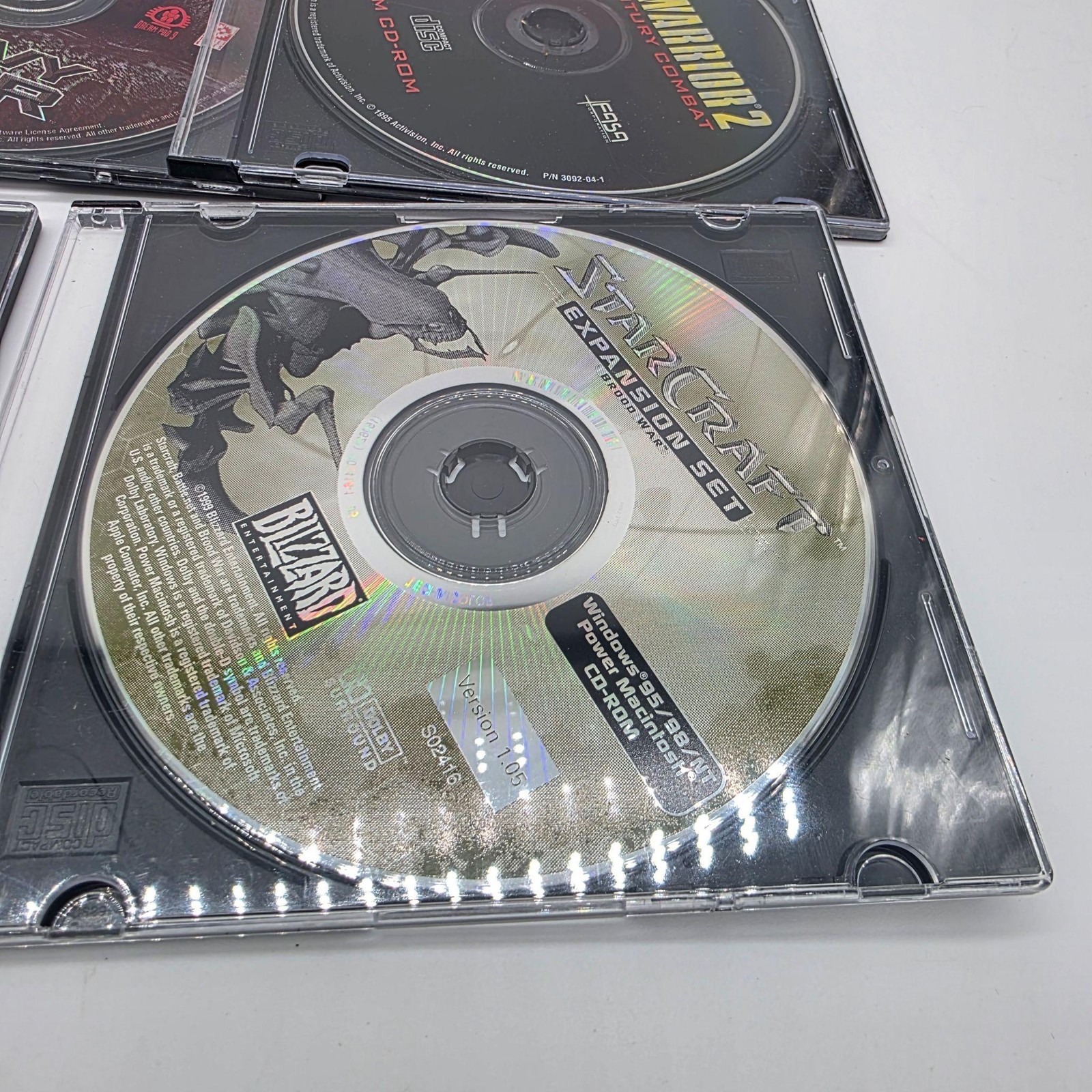 PC CD-ROM Strategy Lot Blizzard StarCraft C&C Generals Starsiege MechWarrior 2