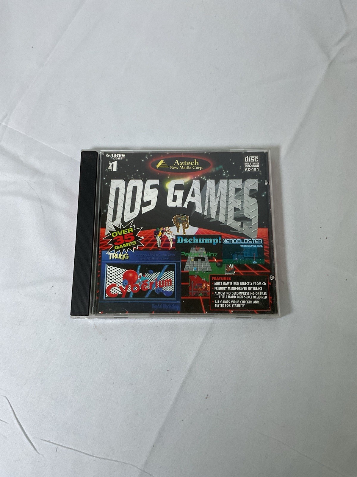 dos games pc By Aztech New Media Corp, Games Cube Disc One OVER 35 GAMES